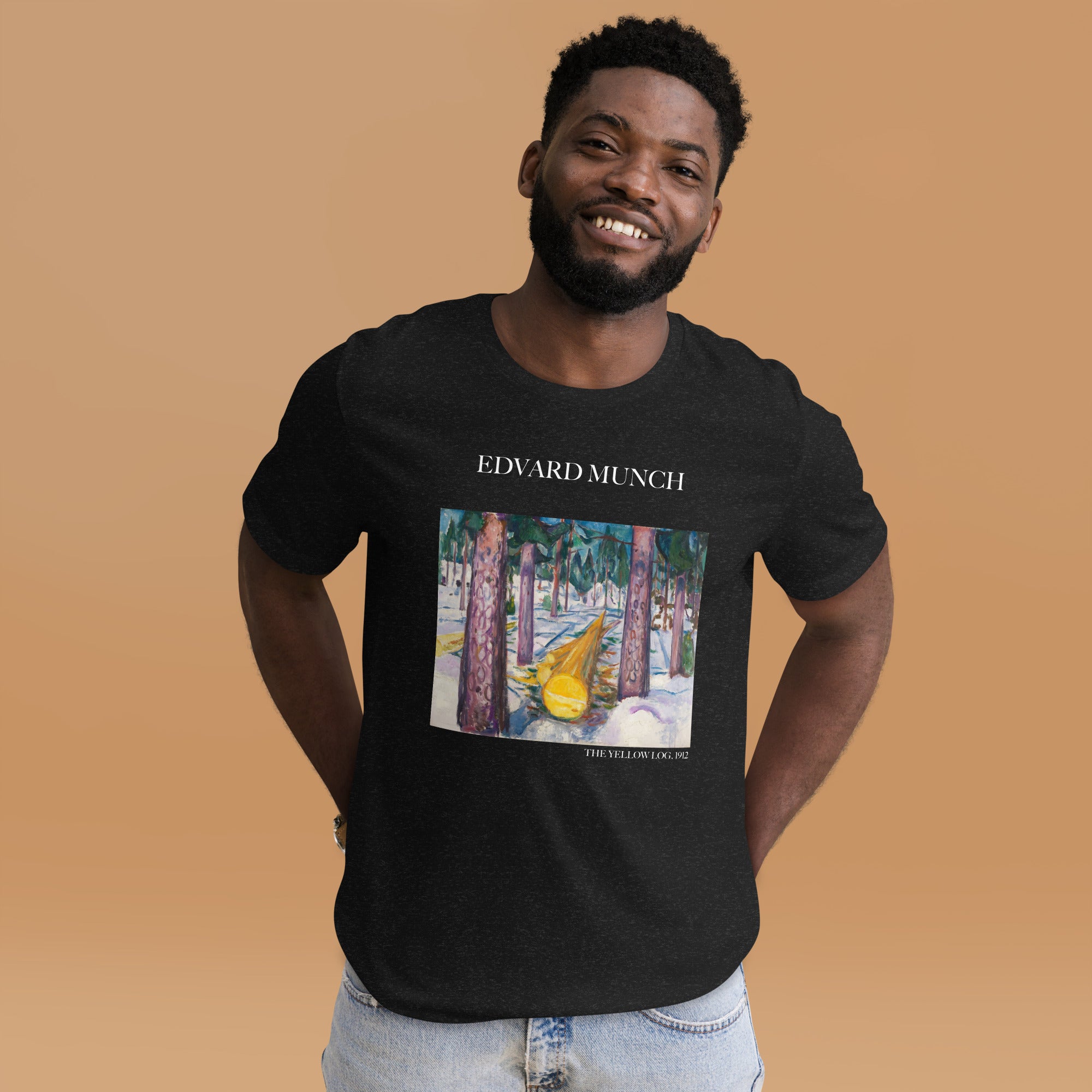 Edvard Munch 'The Yellow Log' Famous Painting T-Shirt | Unisex Classic Art Tee