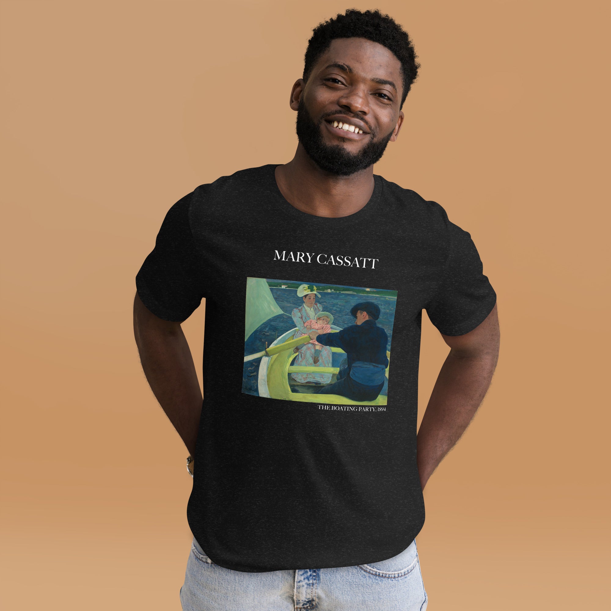 T-Shirt mit berühmtem Gemälde „The Boating Party“ von Mary Cassatt | Unisex-T-Shirt im klassischen Kunst-Stil