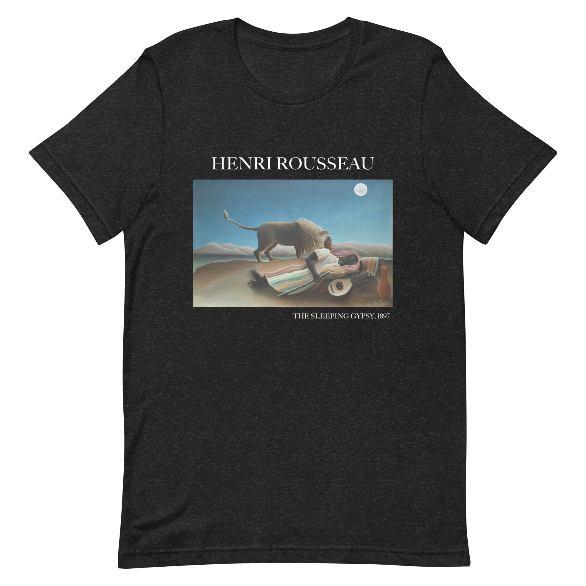 Henri Rousseau 'The Sleeping Gypsy' Famous Painting T-Shirt | Unisex Classic Art Tee