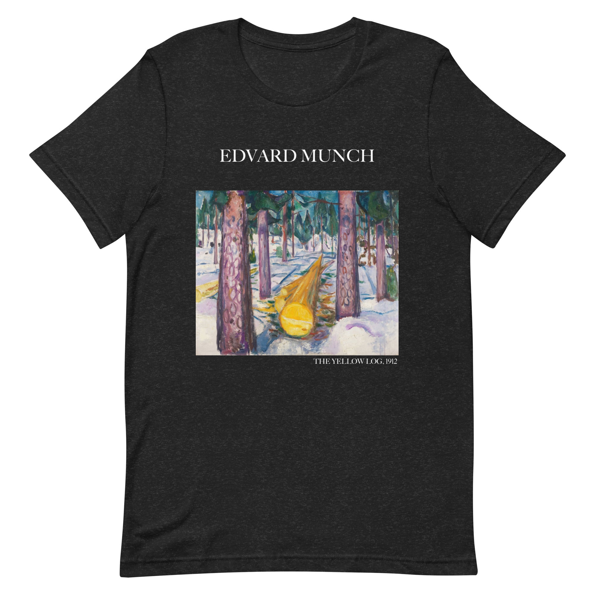 Edvard Munch 'The Yellow Log' Famous Painting T-Shirt | Unisex Classic Art Tee