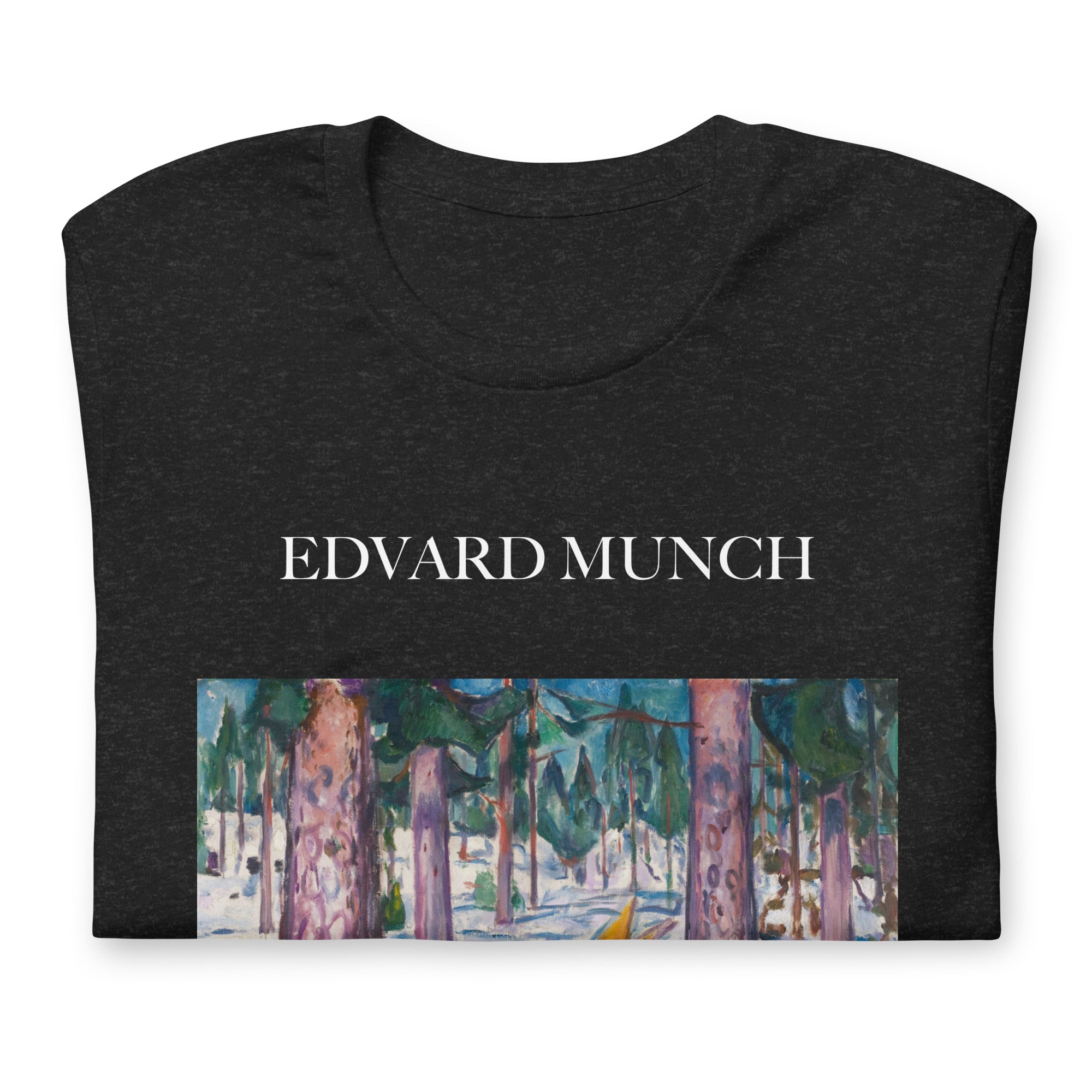 Edvard Munch 'The Yellow Log' Famous Painting T-Shirt | Unisex Classic Art Tee