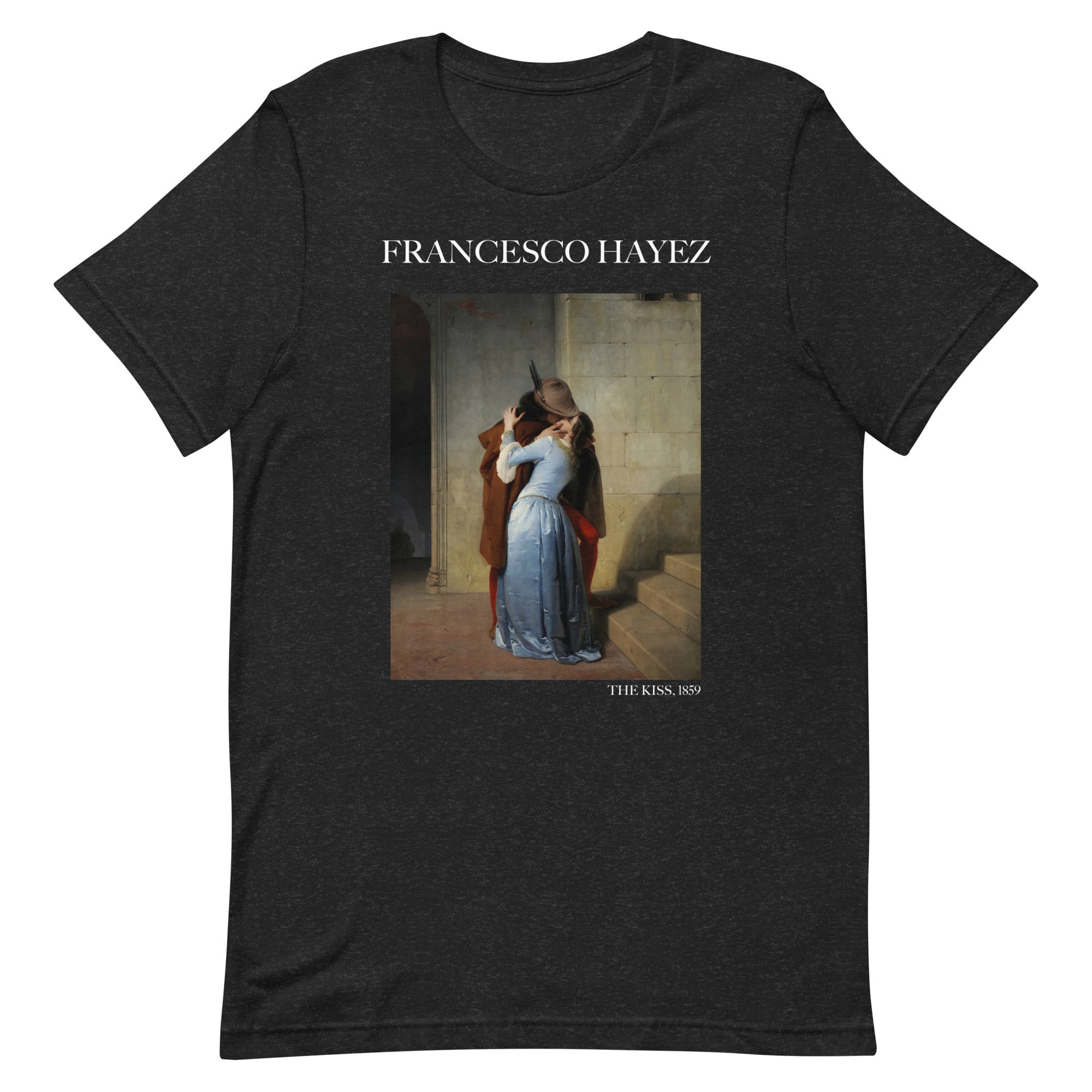 Francesco Hayez 'The Kiss' Famous Painting T-Shirt | Unisex Classic Art Tee