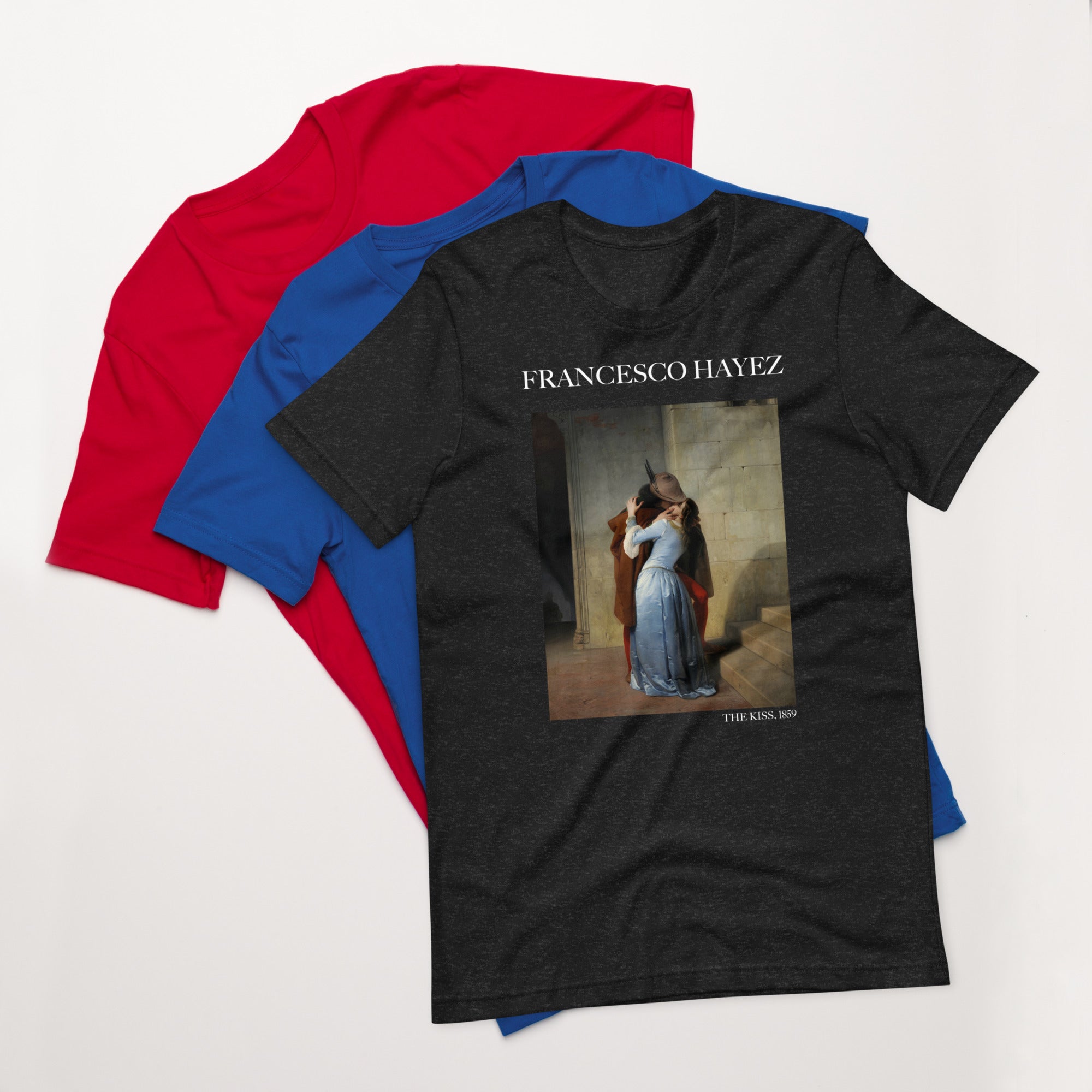 Francesco Hayez 'The Kiss' Famous Painting T-Shirt | Unisex Classic Art Tee