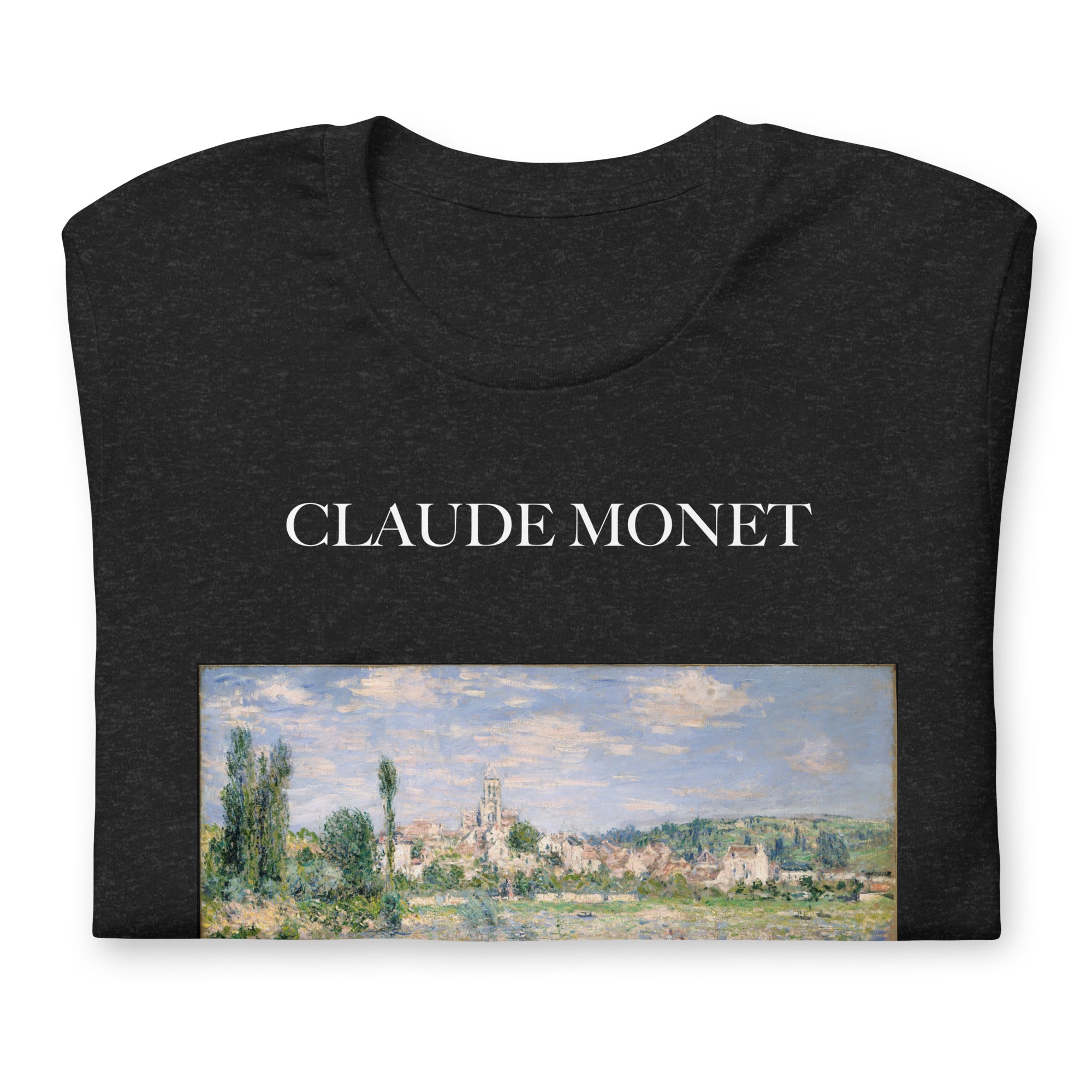 Claude Monet 'Vetheuil im Sommer' Berühmtes Gemälde T-Shirt | Unisex Klassisches Kunst-T-Shirt