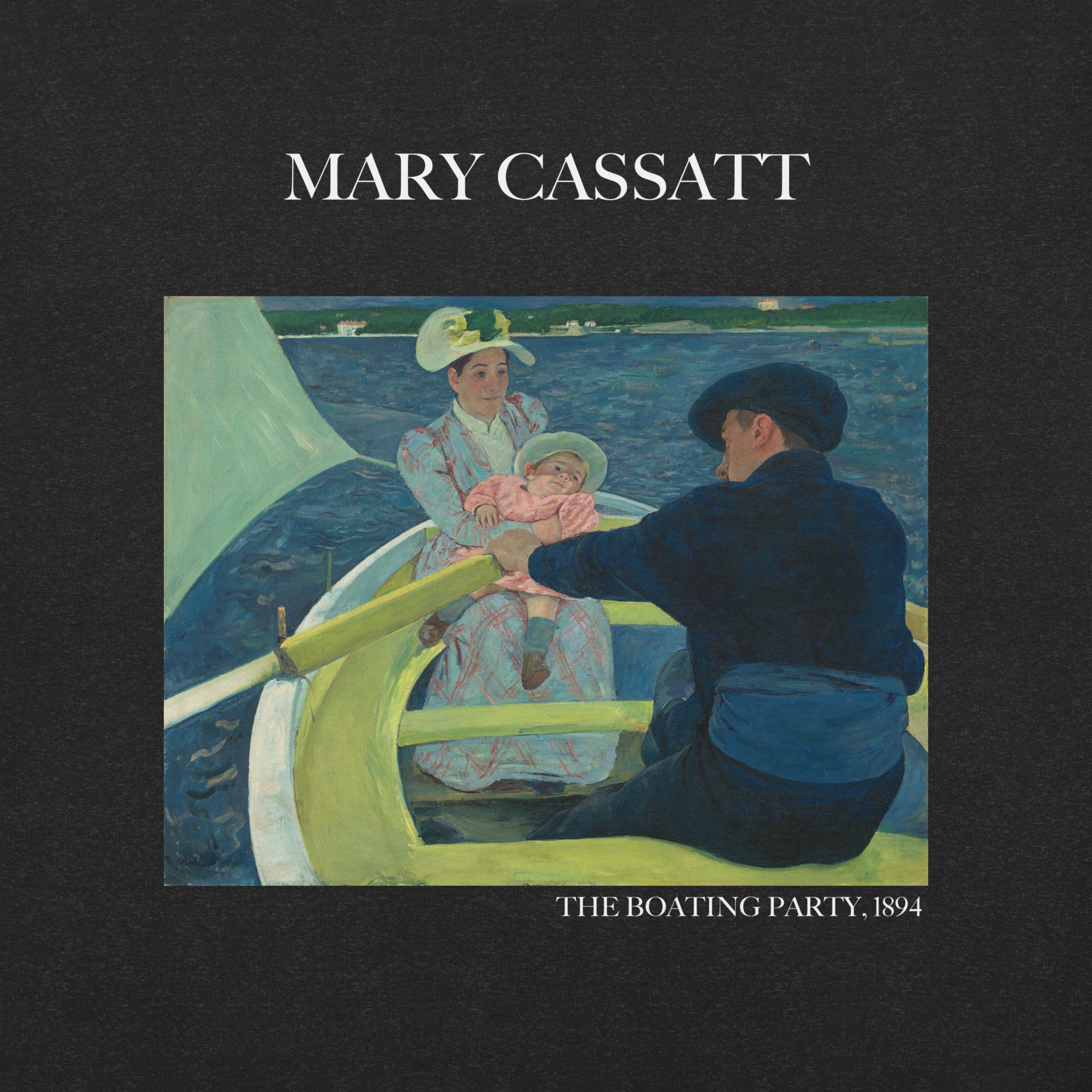 T-Shirt mit berühmtem Gemälde „The Boating Party“ von Mary Cassatt | Unisex-T-Shirt im klassischen Kunst-Stil
