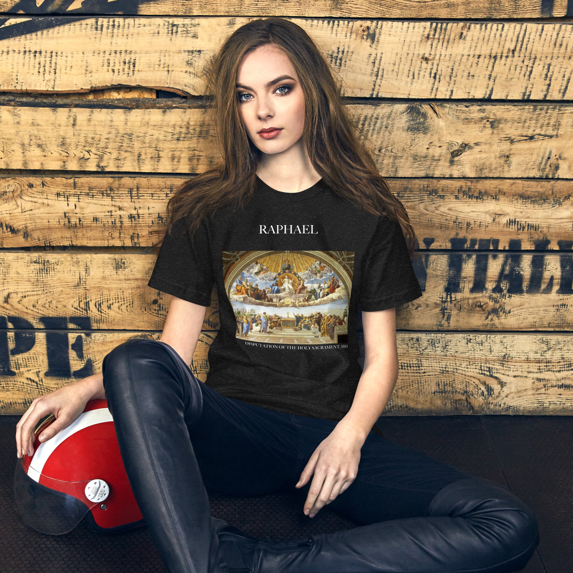 Raphael 'Disputation of the Holy Sacrament' Famous Painting T-Shirt | Unisex Classic Art Tee