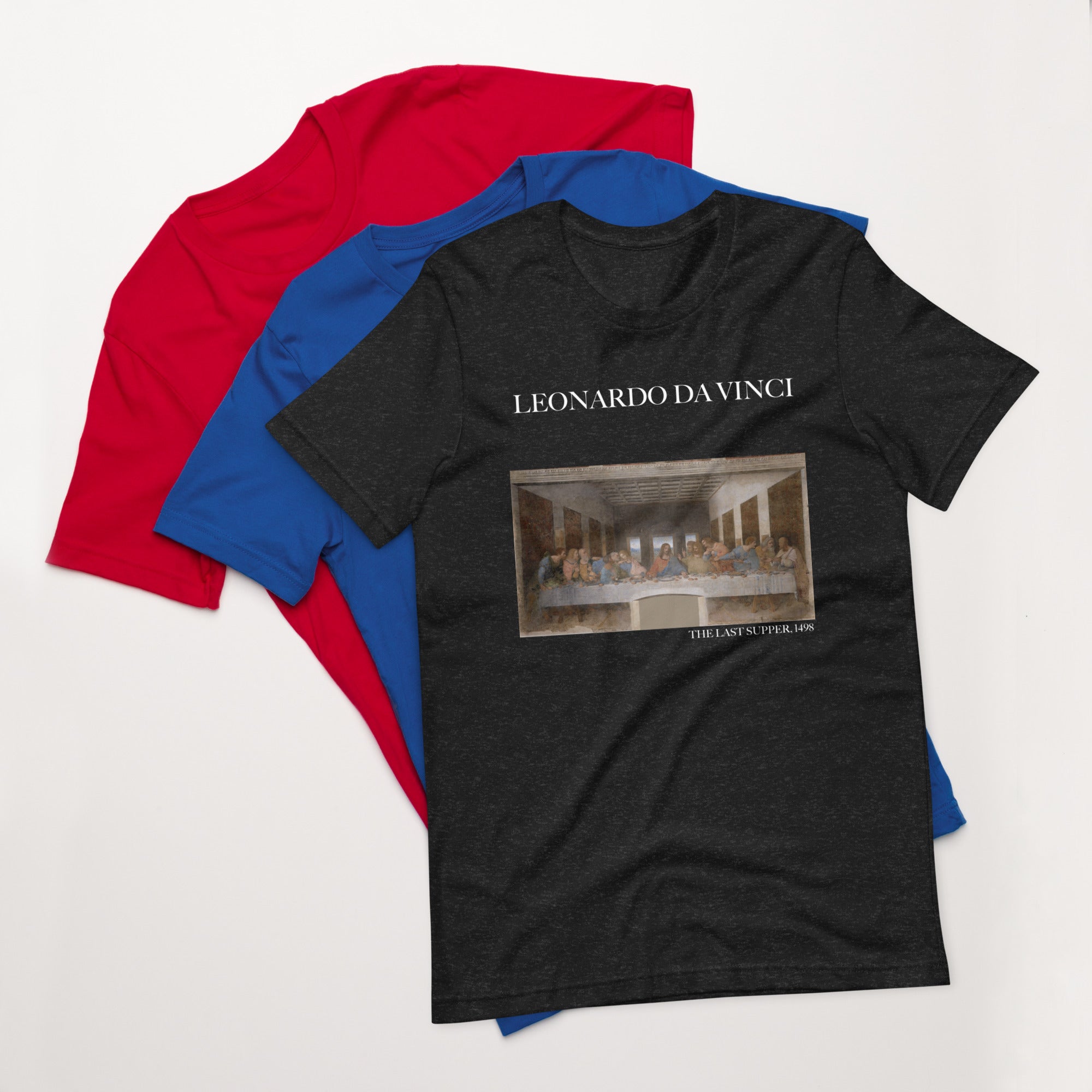 Leonardo da Vinci T-Shirt mit berühmtem Gemälde „Das letzte Abendmahl“ | Unisex-T-Shirt mit klassischer Kunst