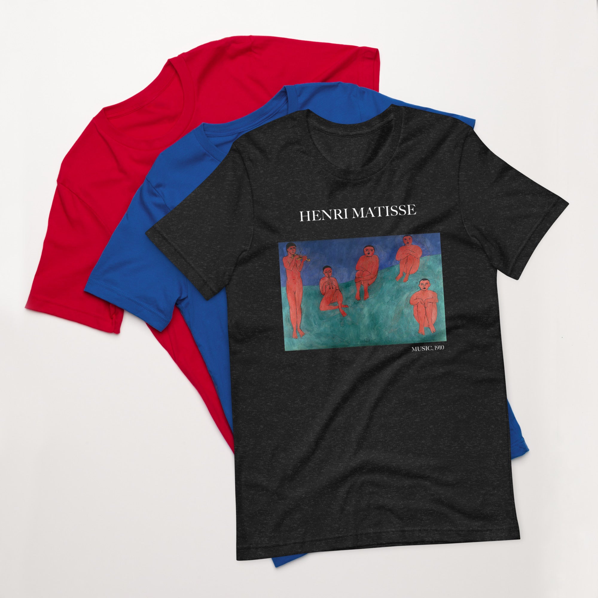 Henri Matisse T-Shirt „Musik“, berühmtes Gemälde, Unisex, klassisches Kunst-T-Shirt