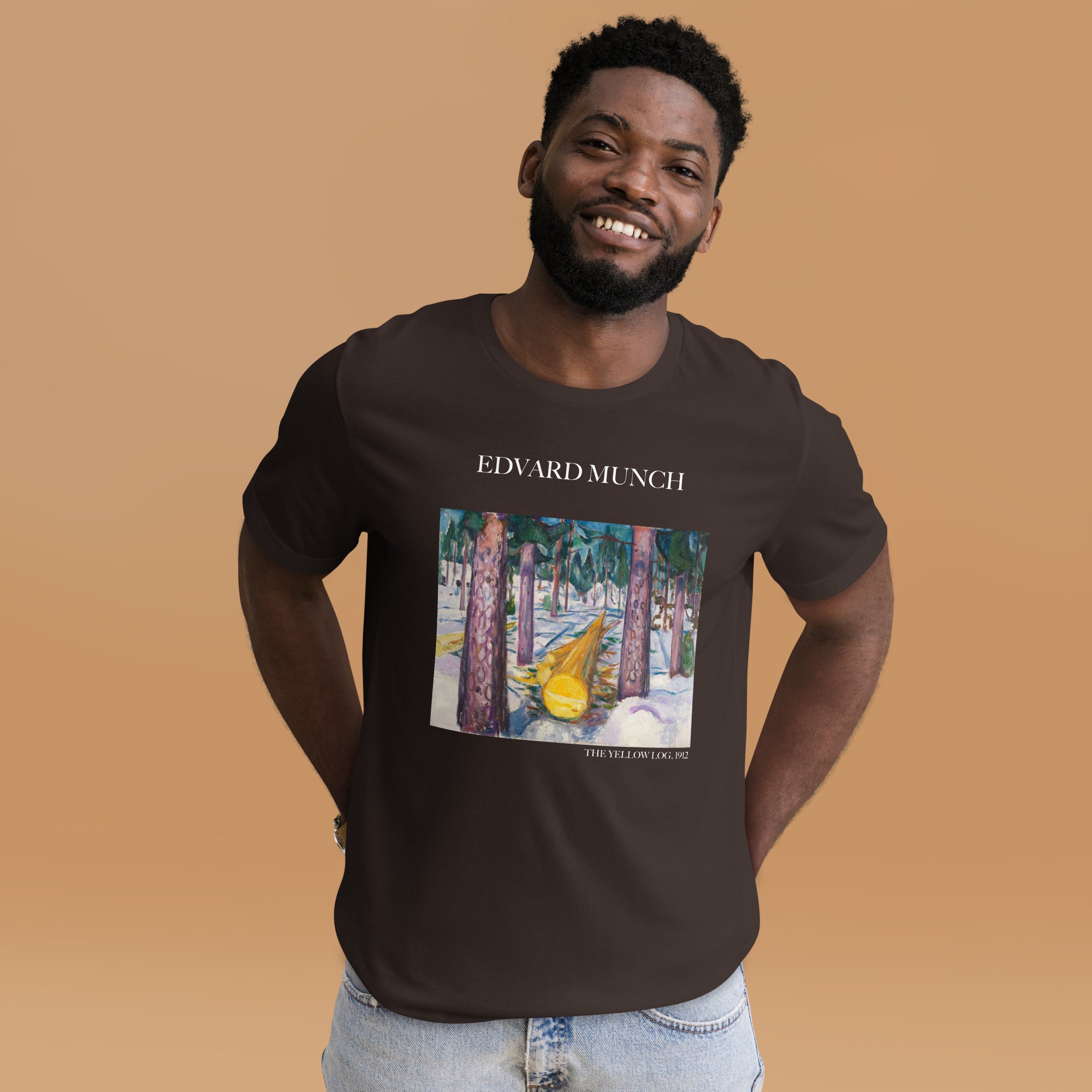 Edvard Munch 'The Yellow Log' Famous Painting T-Shirt | Unisex Classic Art Tee