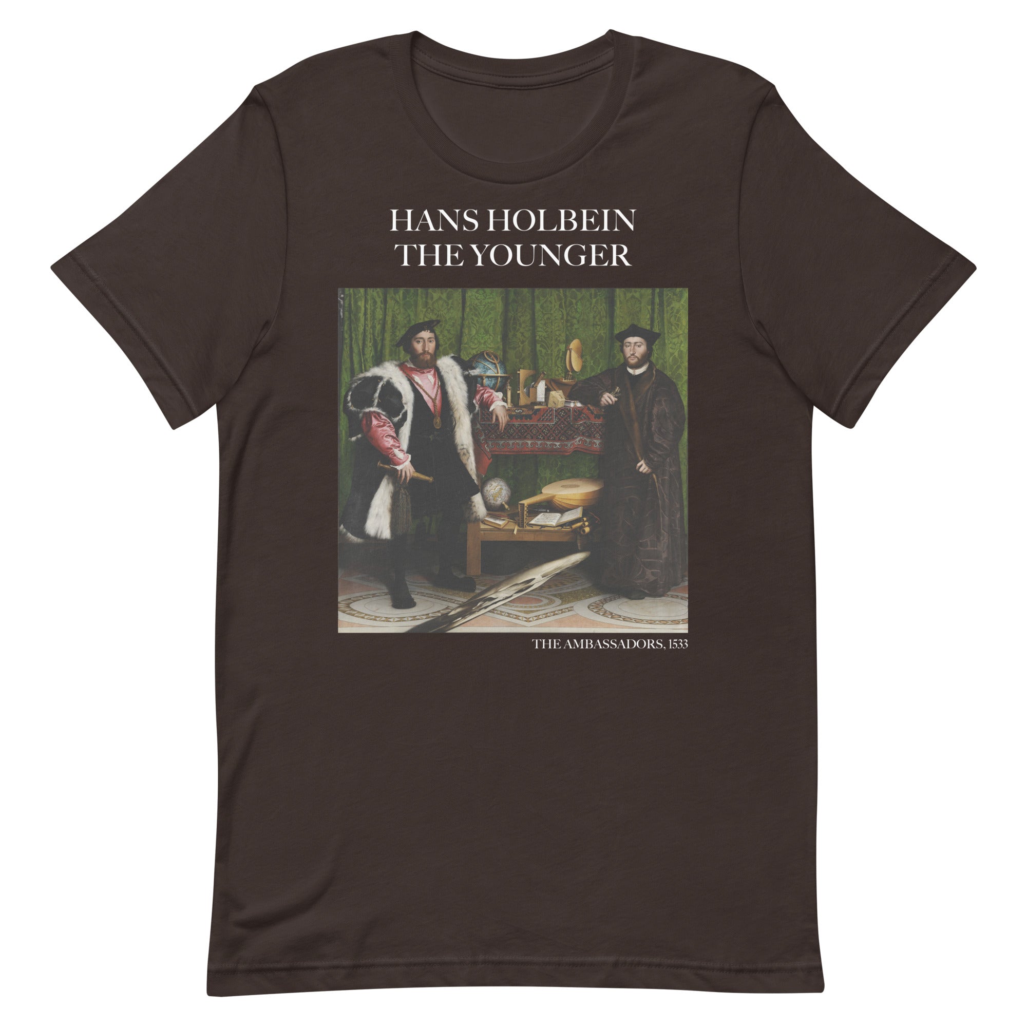 Hans Holbein the Younger 'The Ambassadors' Famous Painting T-Shirt | Unisex Classic Art Tee