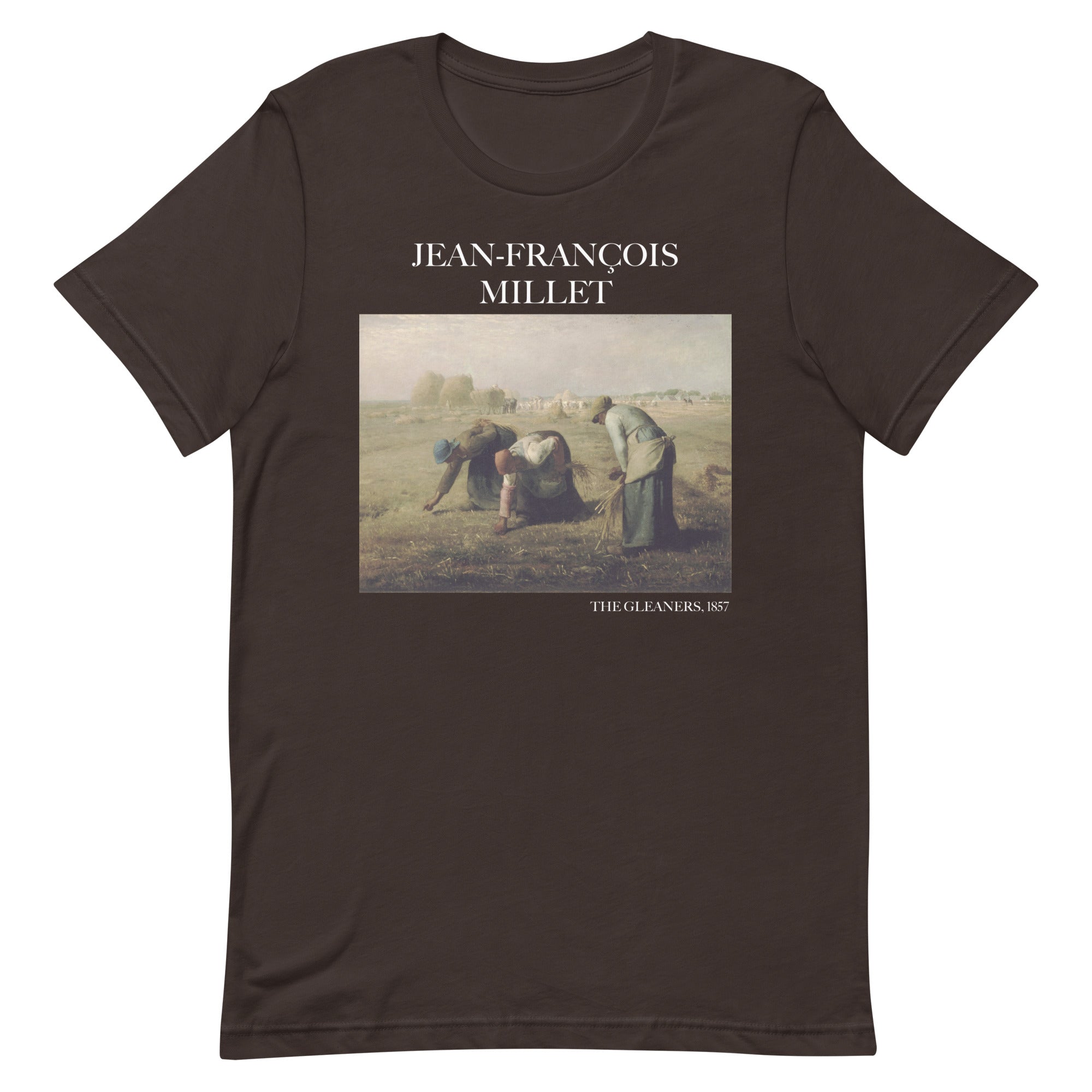 T-Shirt mit berühmtem Gemälde „Die Ährenleserinnen“ von Jean-François Millet | Unisex-T-Shirt im klassischen Kunststil