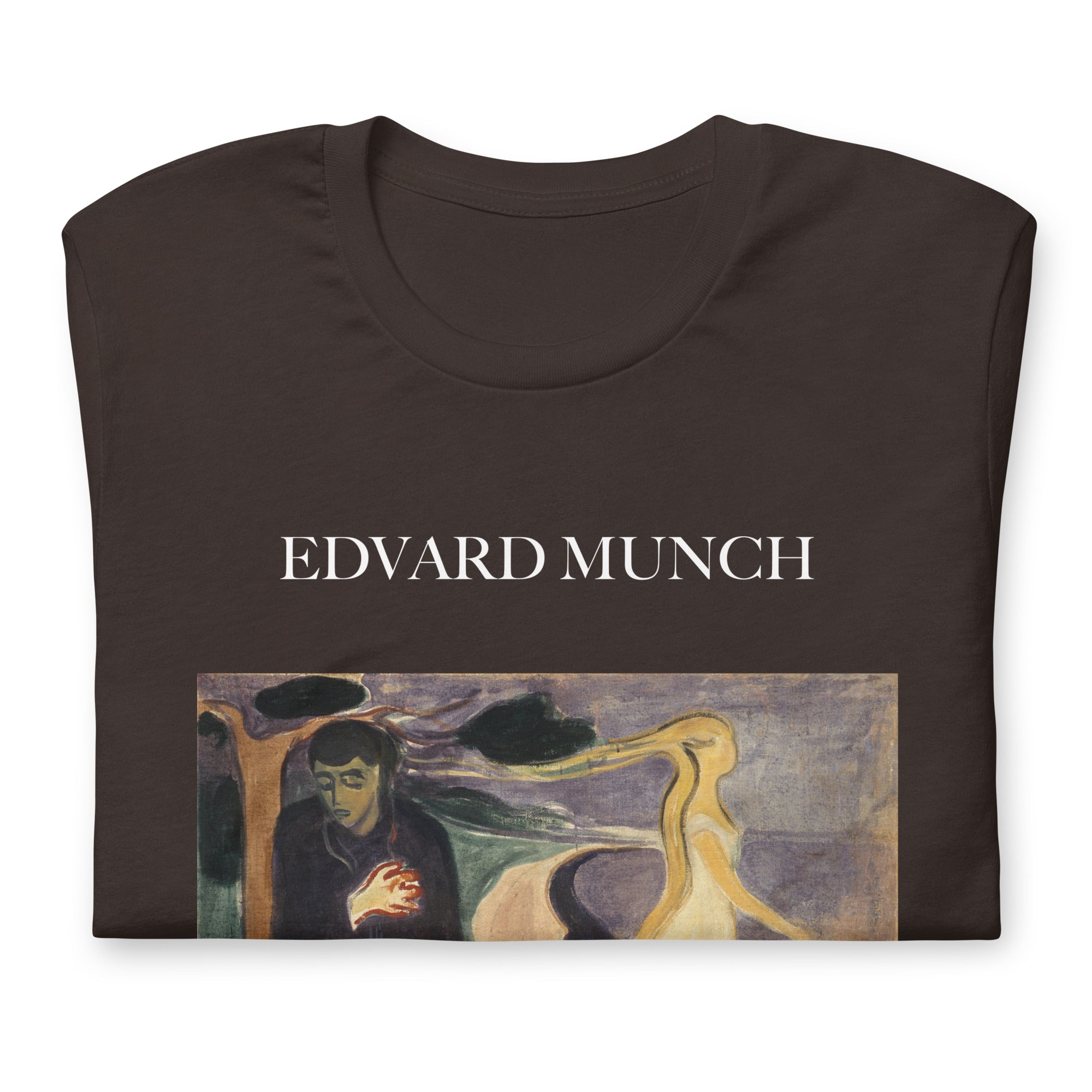 T-Shirt mit berühmtem Gemälde „Separation“ von Edvard Munch | Unisex-T-Shirt im klassischen Kunststil