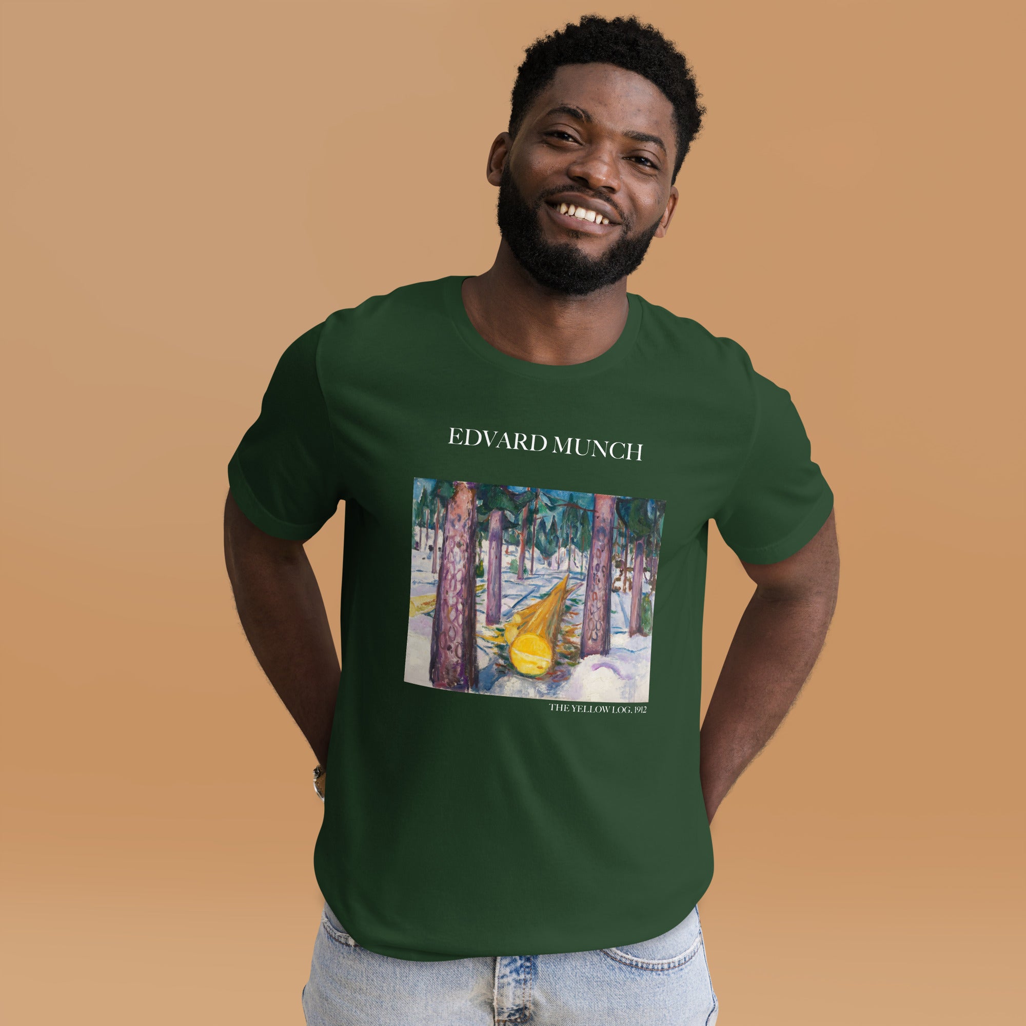 Edvard Munch 'The Yellow Log' Famous Painting T-Shirt | Unisex Classic Art Tee