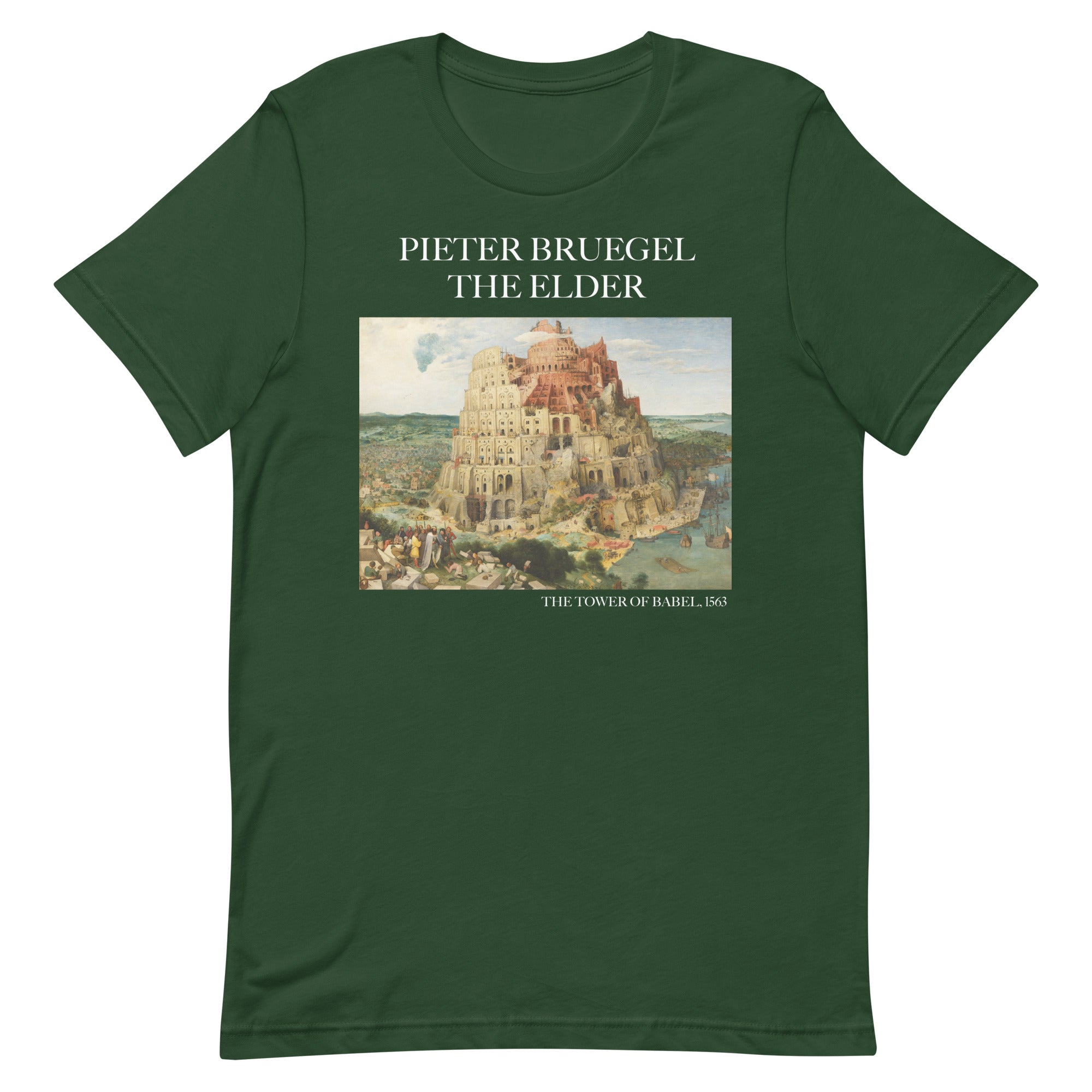 Pieter Bruegel the Elder 'The Tower of Babel' Famous Painting T-Shirt | Unisex Classic Art Tee