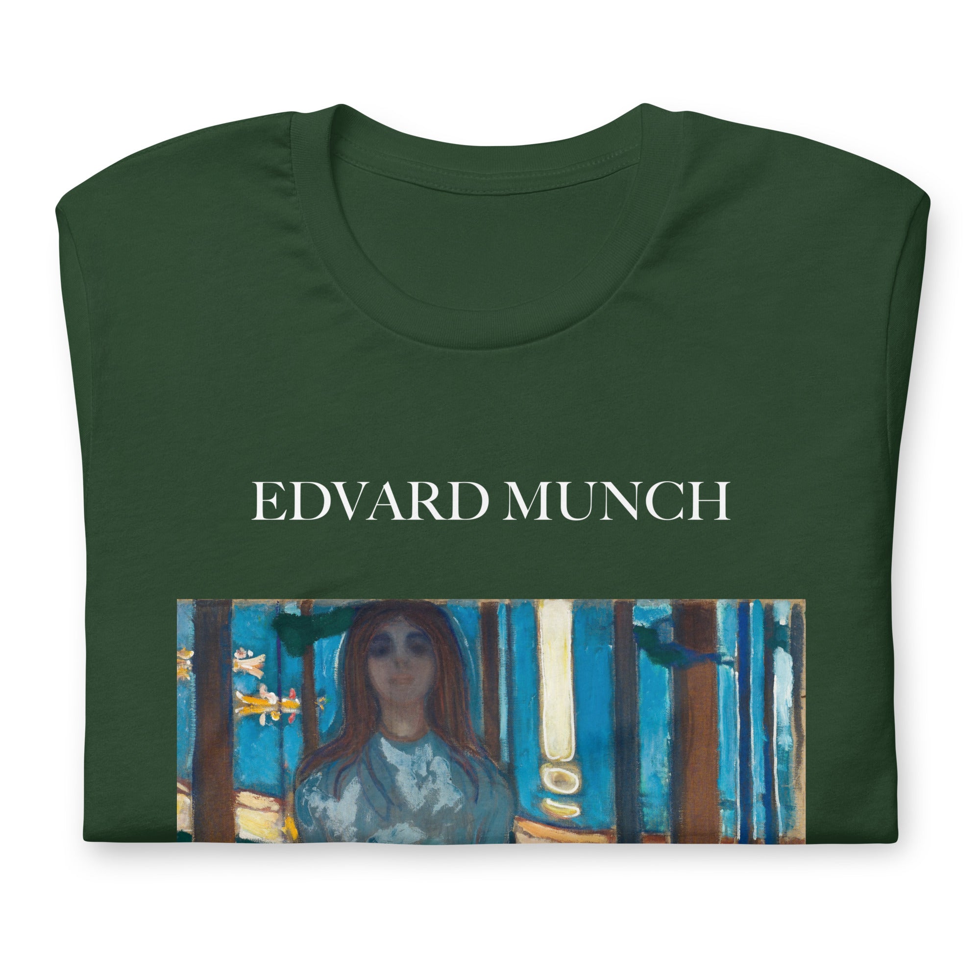 Edvard Munch 'Die Stimme, Sommernacht' Berühmtes Gemälde T-Shirt | Unisex Klassisches Kunst-T-Shirt