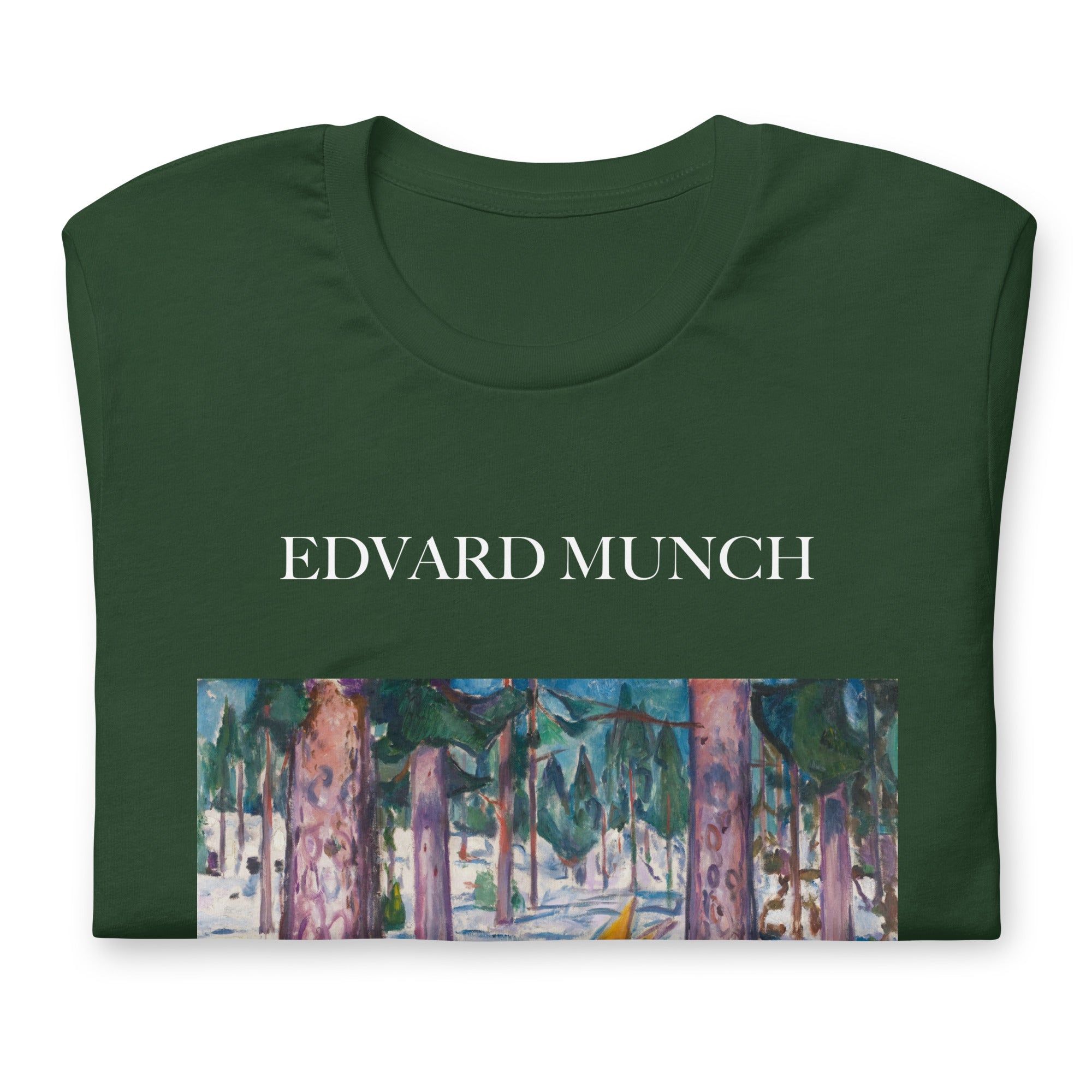 Edvard Munch 'The Yellow Log' Famous Painting T-Shirt | Unisex Classic Art Tee