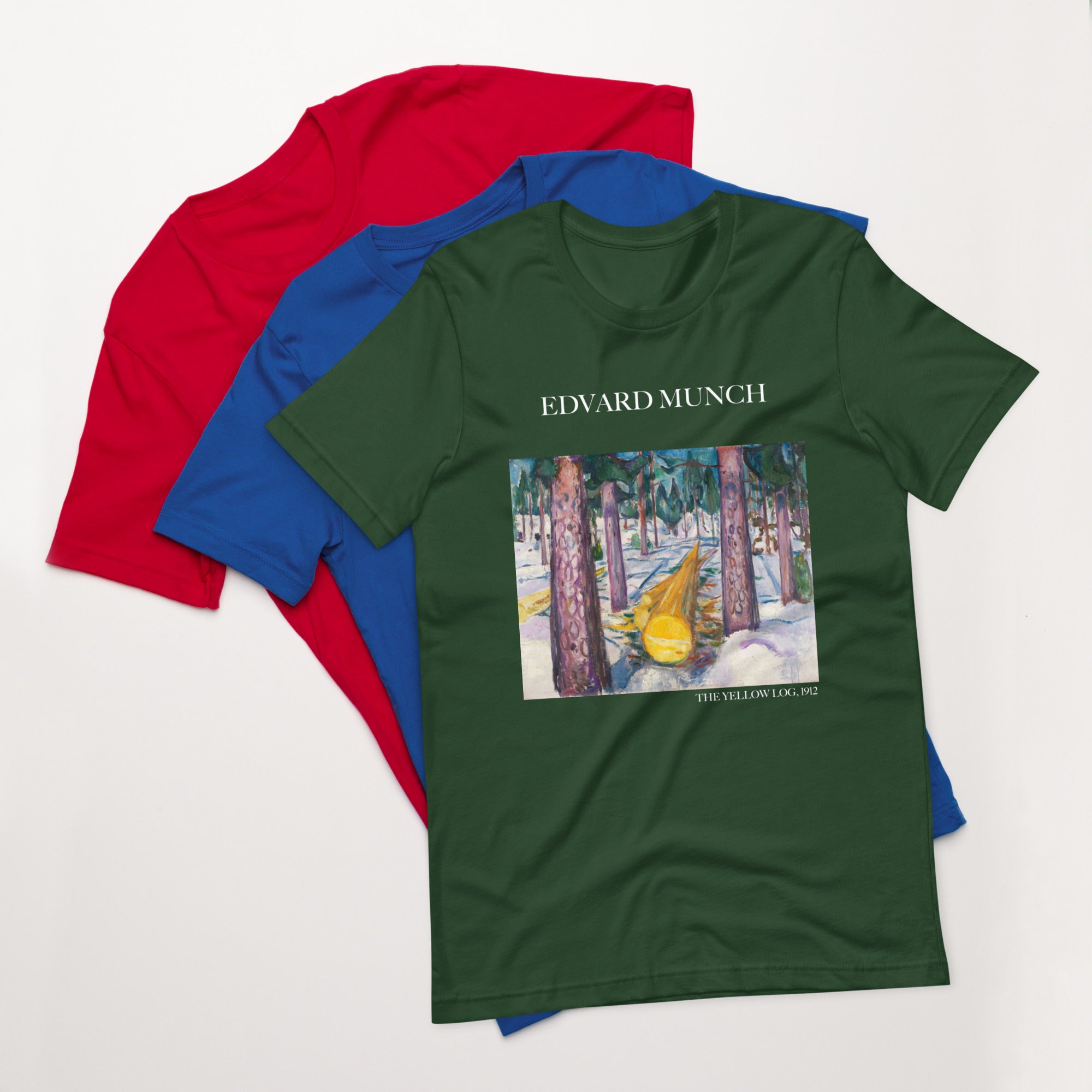 Edvard Munch 'The Yellow Log' Famous Painting T-Shirt | Unisex Classic Art Tee