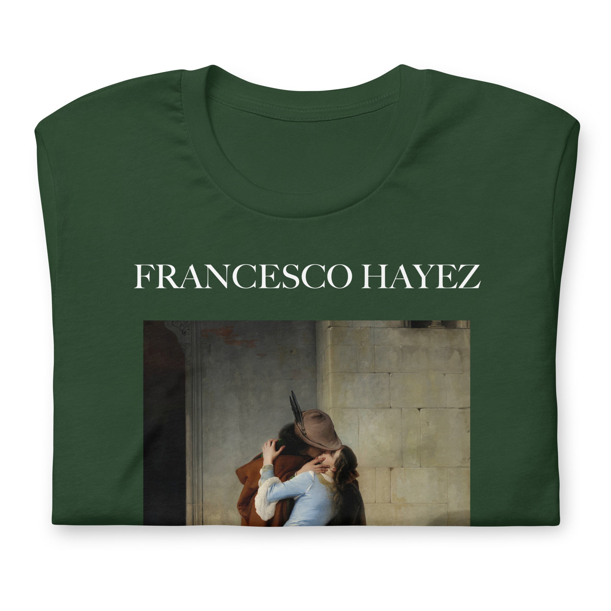 Francesco Hayez 'The Kiss' Famous Painting T-Shirt | Unisex Classic Art Tee