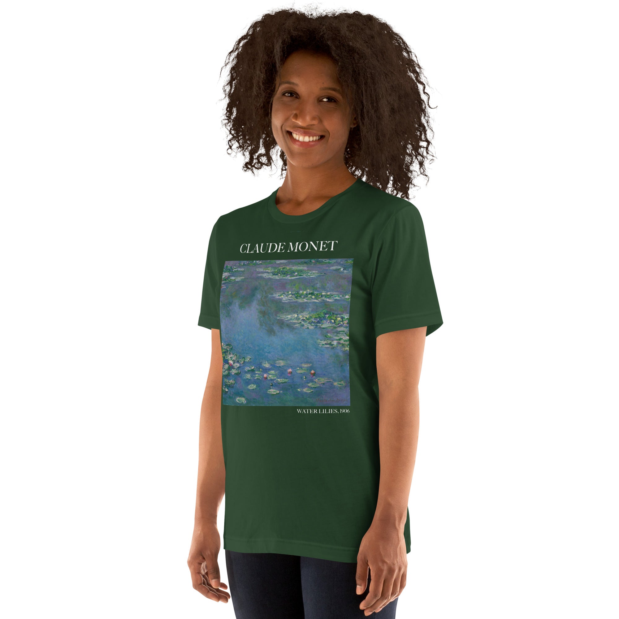 Claude Monet 'Water Lilies' Famous Painting T-Shirt | Unisex Classic Art Tee