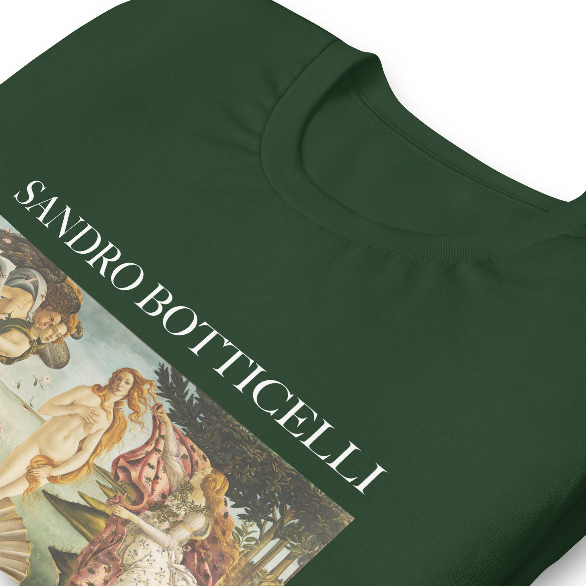 T-Shirt mit berühmtem Gemälde „Die Geburt der Venus“ von Sandro Botticelli | Unisex-T-Shirt im klassischen Kunststil