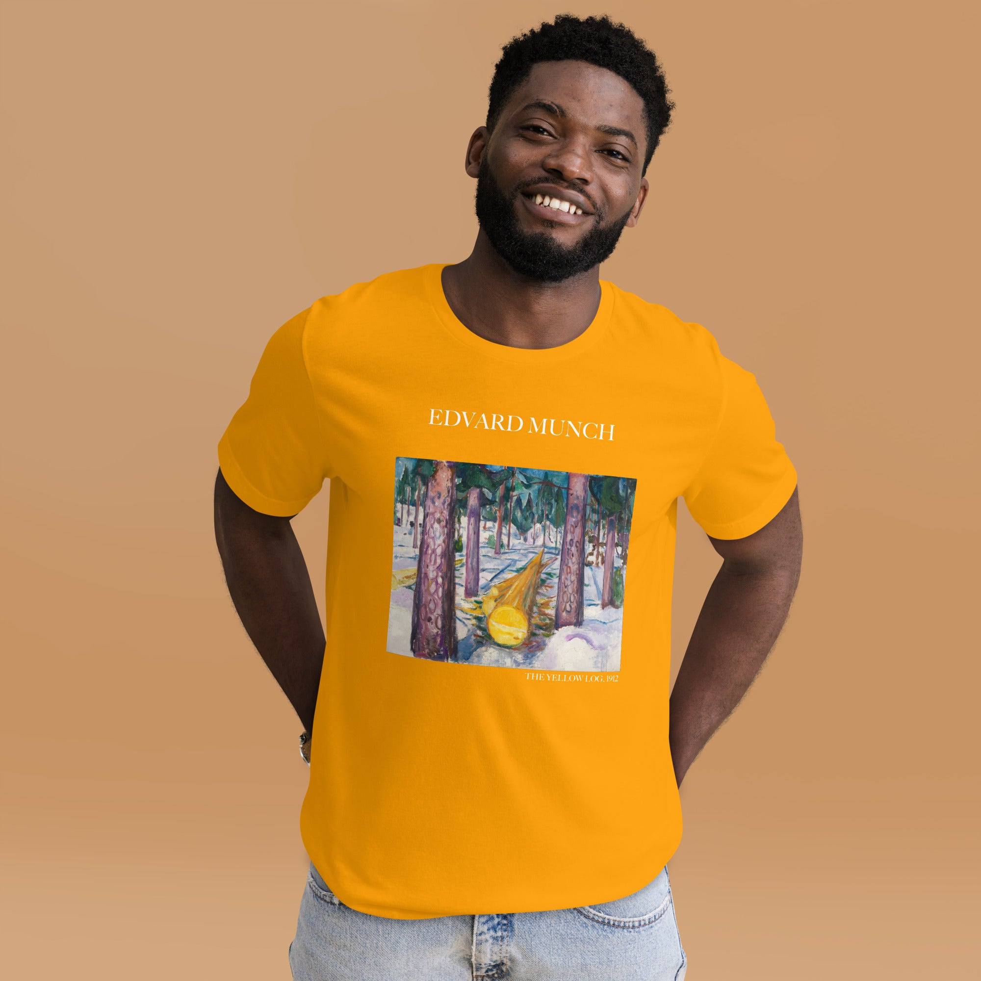 Edvard Munch 'The Yellow Log' Famous Painting T-Shirt | Unisex Classic Art Tee