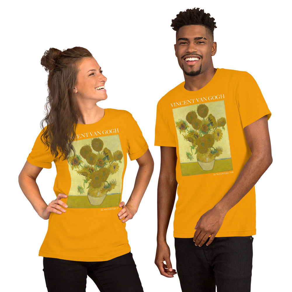 Vincent van Gogh 'Sunflowers' Famous Painting T-Shirt | Unisex Classic Art Tee