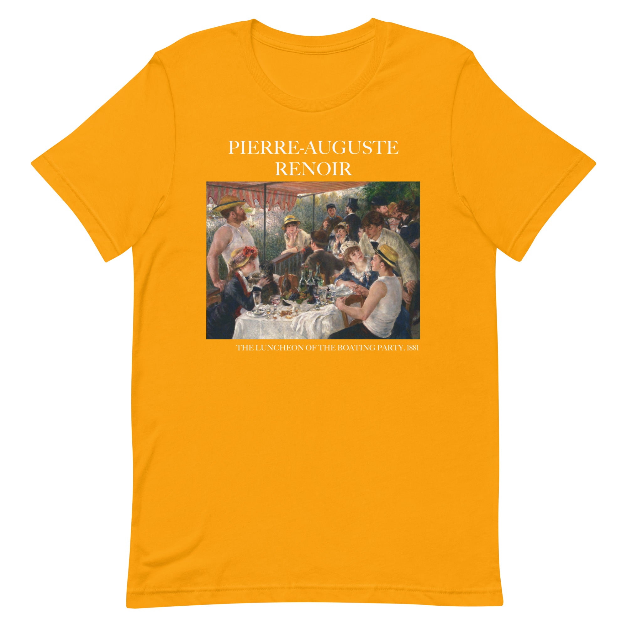 Pierre-Auguste Renoir 'The Luncheon of the Boating Party' Famous Painting T-Shirt | Unisex Classic Art Tee
