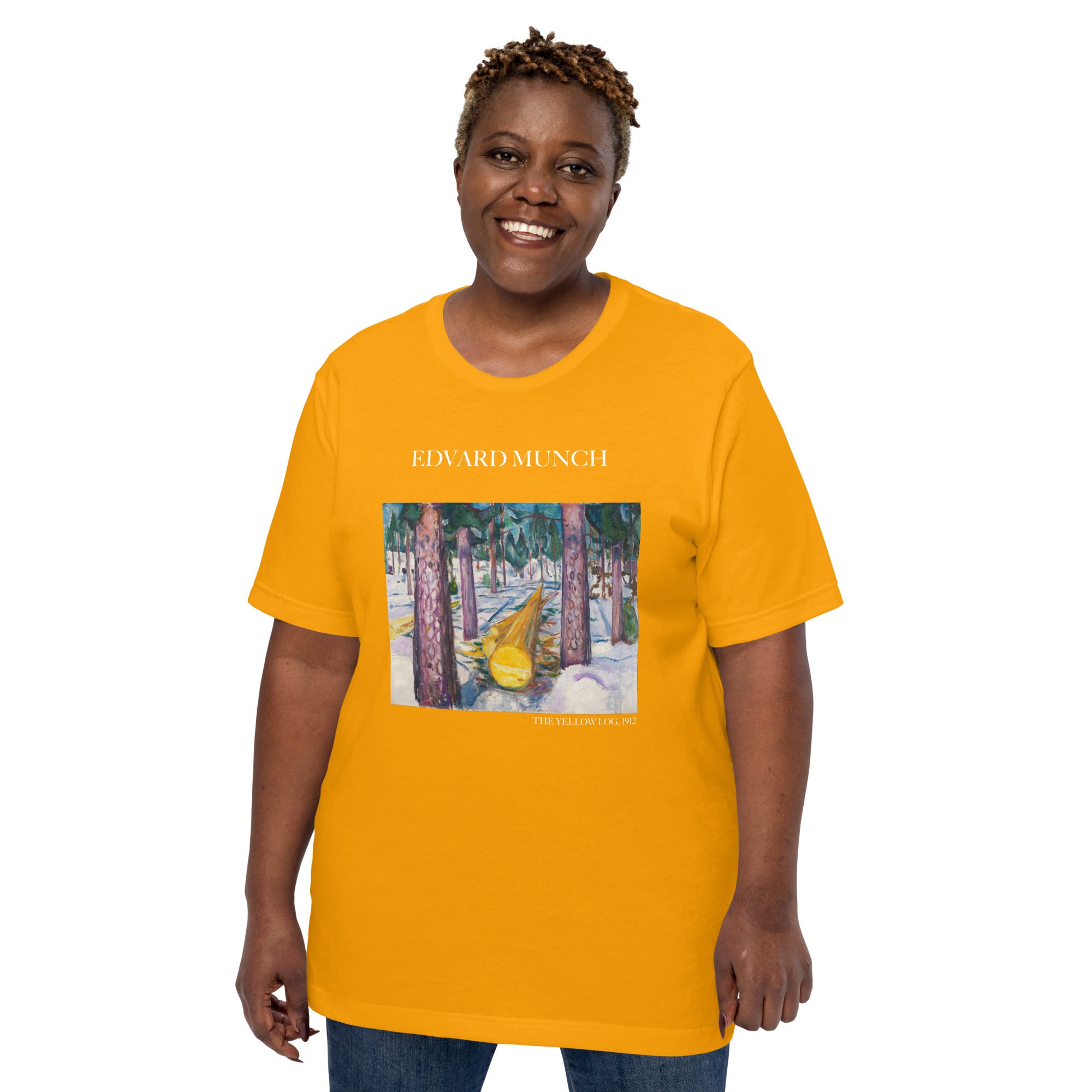 Edvard Munch 'The Yellow Log' Famous Painting T-Shirt | Unisex Classic Art Tee