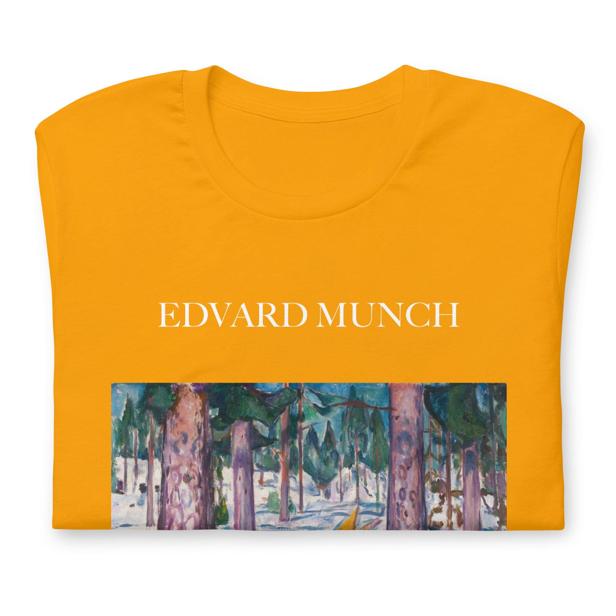 Edvard Munch 'The Yellow Log' Famous Painting T-Shirt | Unisex Classic Art Tee