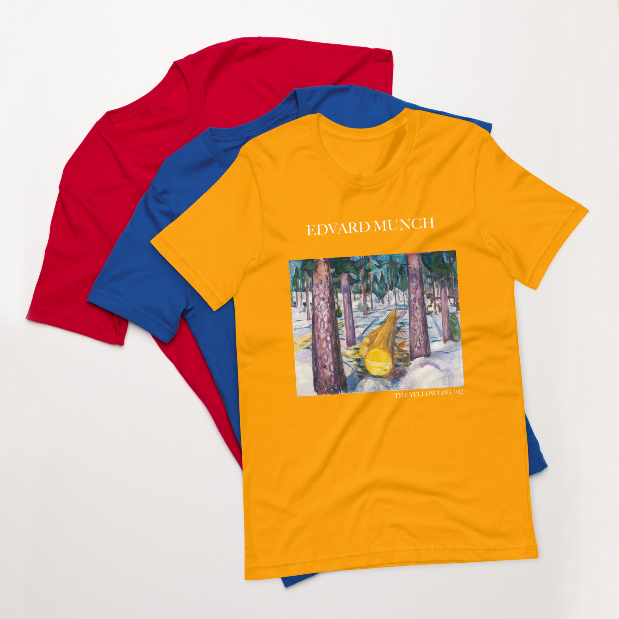 Edvard Munch 'The Yellow Log' Famous Painting T-Shirt | Unisex Classic Art Tee