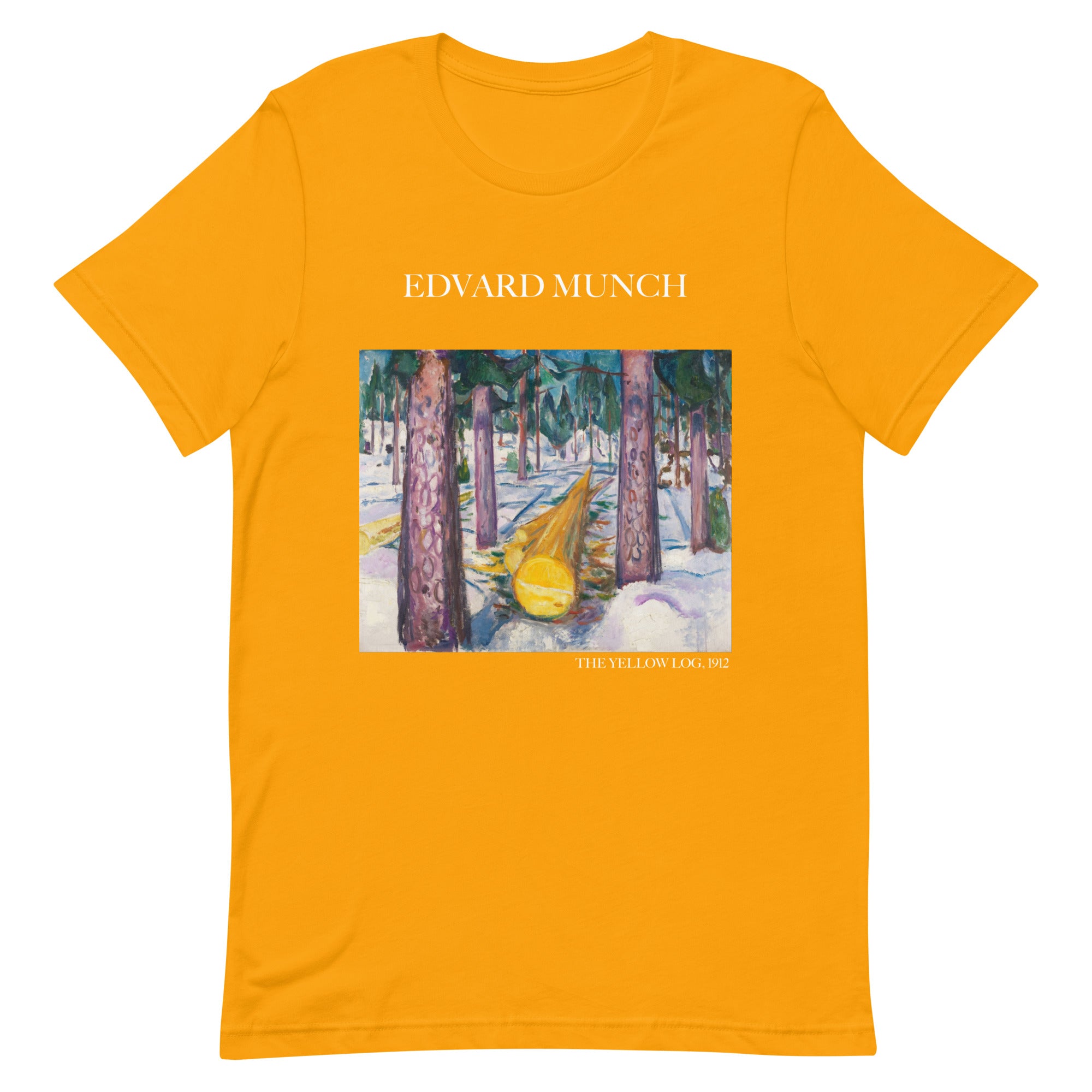 Edvard Munch 'The Yellow Log' Famous Painting T-Shirt | Unisex Classic Art Tee