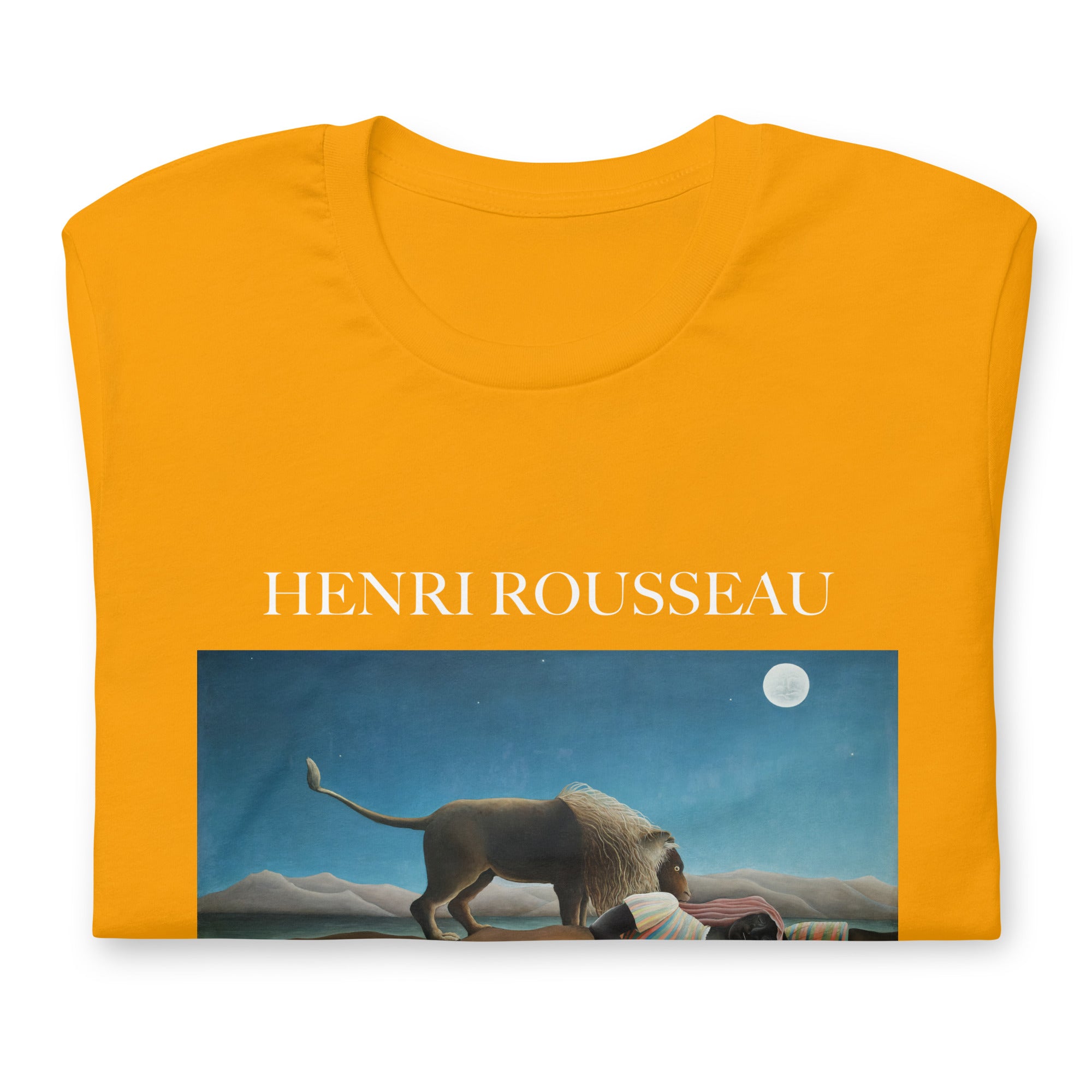 Henri Rousseau 'The Sleeping Gypsy' Famous Painting T-Shirt | Unisex Classic Art Tee