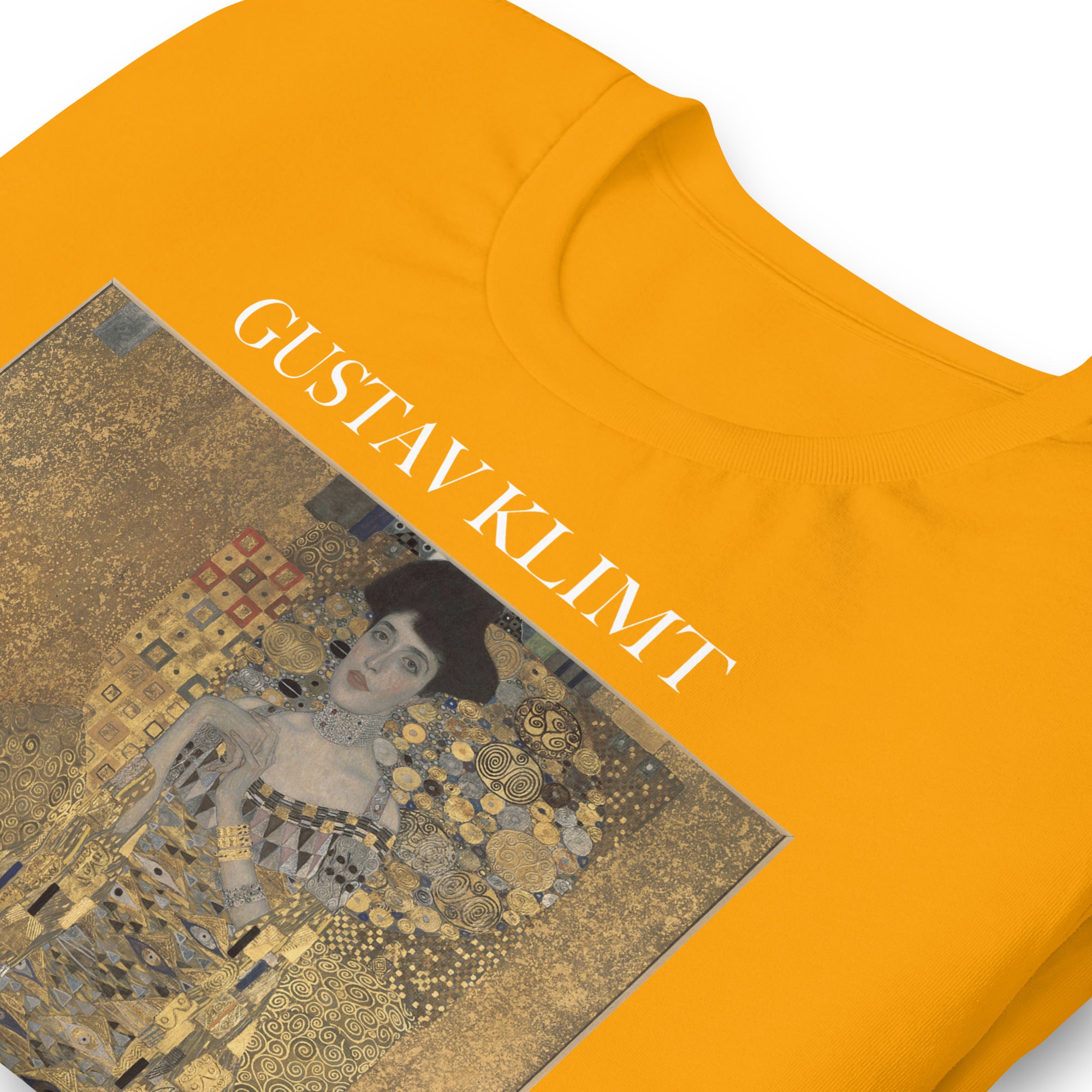 Gustav Klimt 'Portrait von Adele Bloch-Bauer I' Berühmtes Gemälde T-Shirt | Unisex Klassisches Kunst-T-Shirt