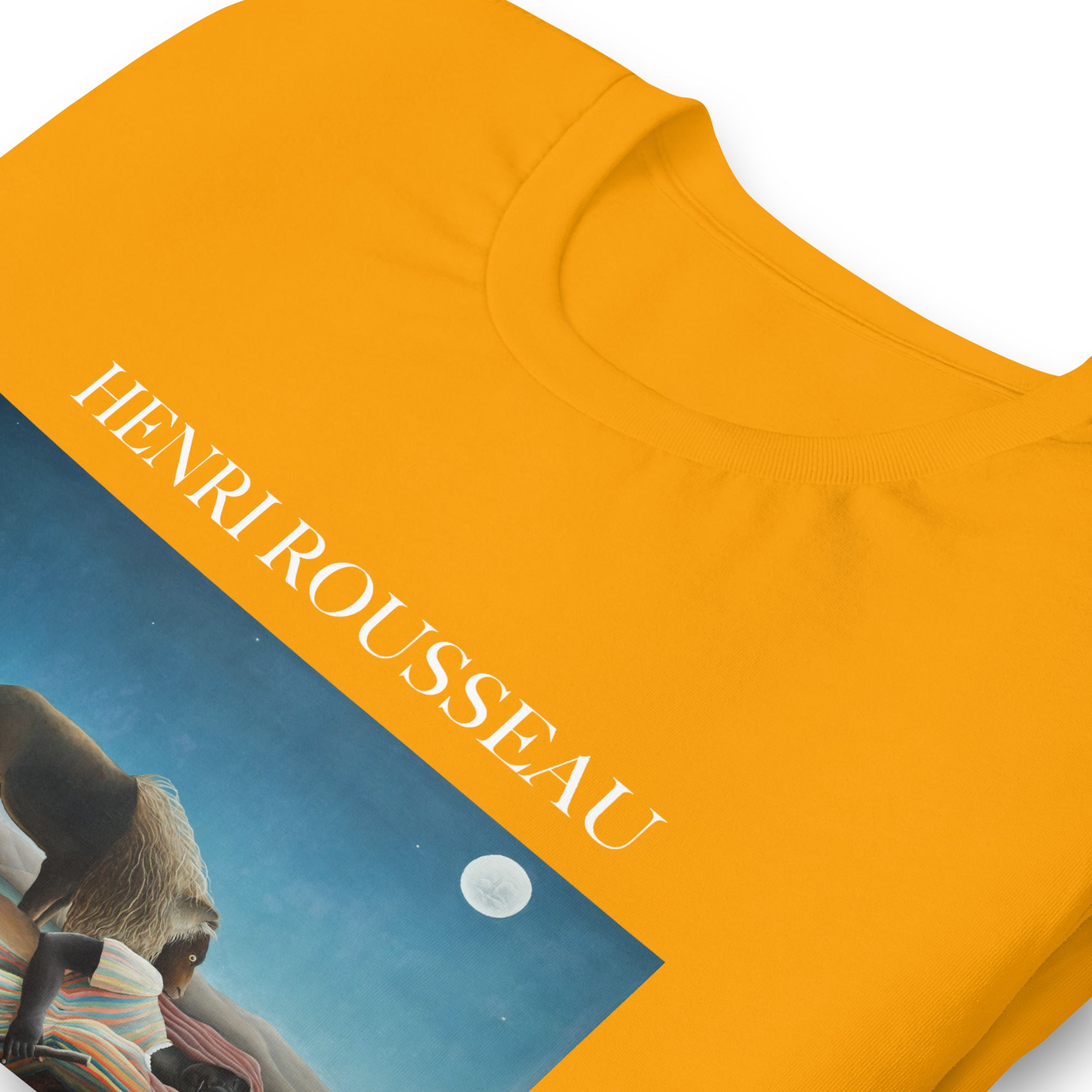 Henri Rousseau 'The Sleeping Gypsy' Famous Painting T-Shirt | Unisex Classic Art Tee