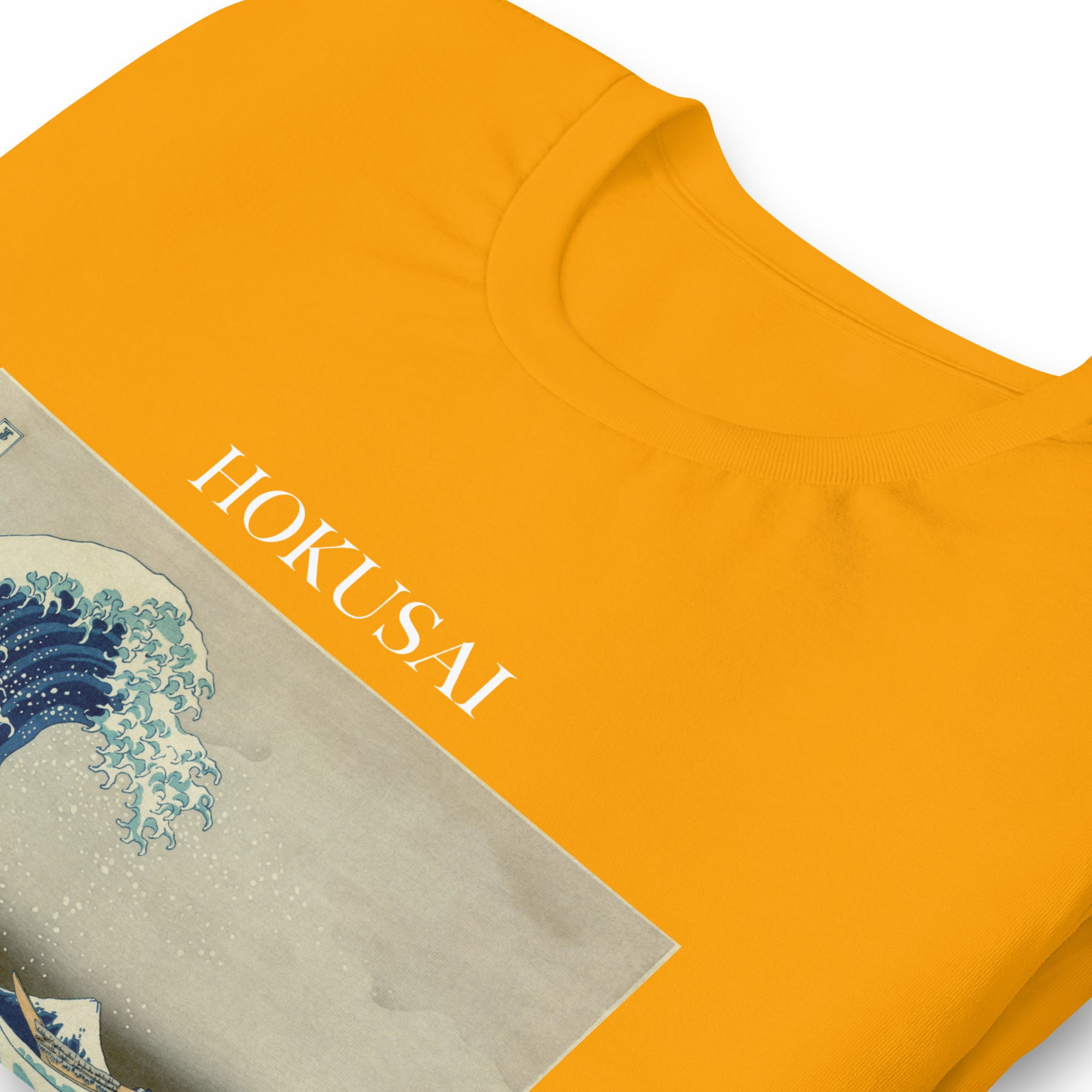 T-Shirt mit berühmtem Gemälde „Die große Welle vor Kanagawa“ von Hokusai | Unisex-T-Shirt im klassischen Kunst-Stil