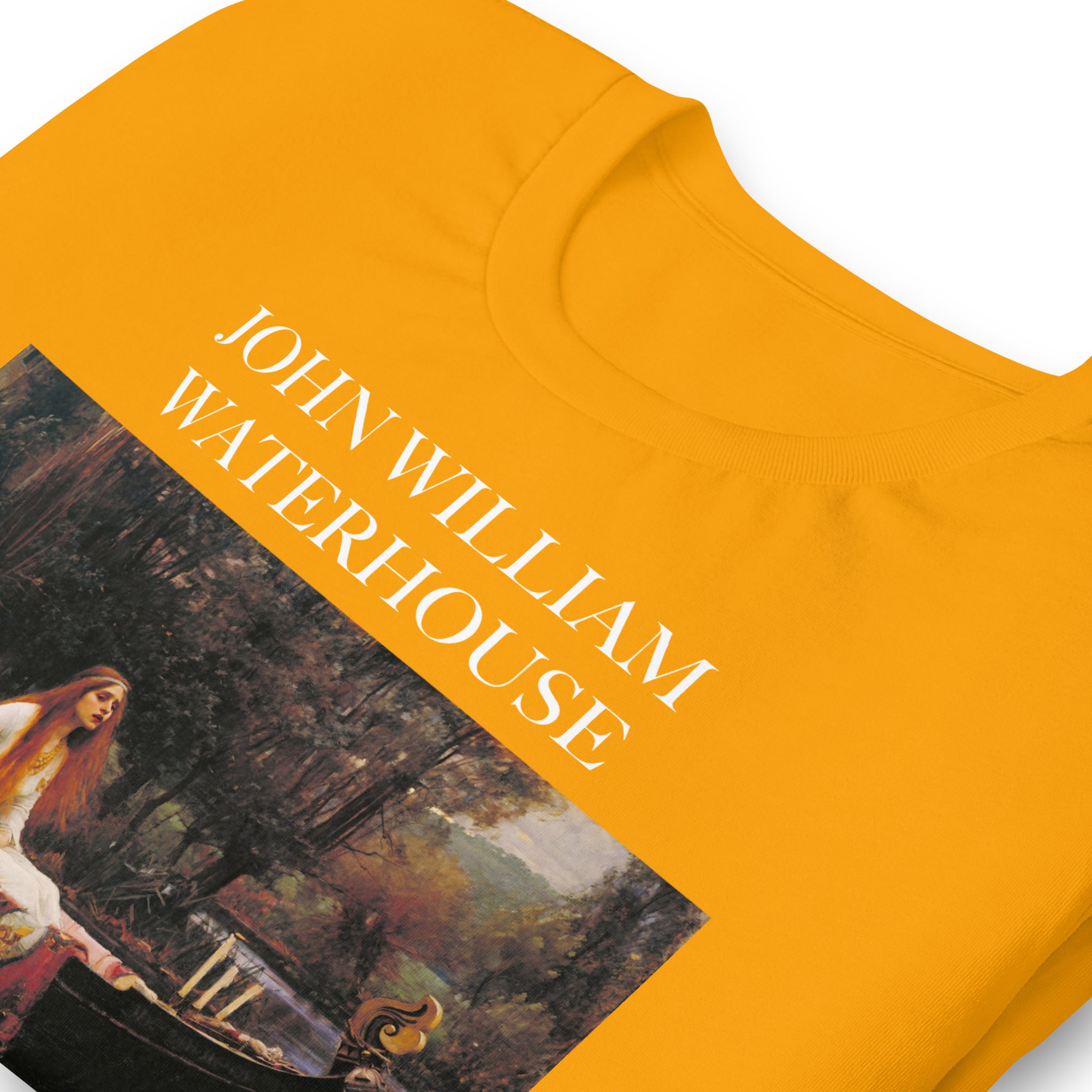 John William Waterhouse 'The Lady of Shalott' Famous Painting T-Shirt | Unisex Classic Art Tee