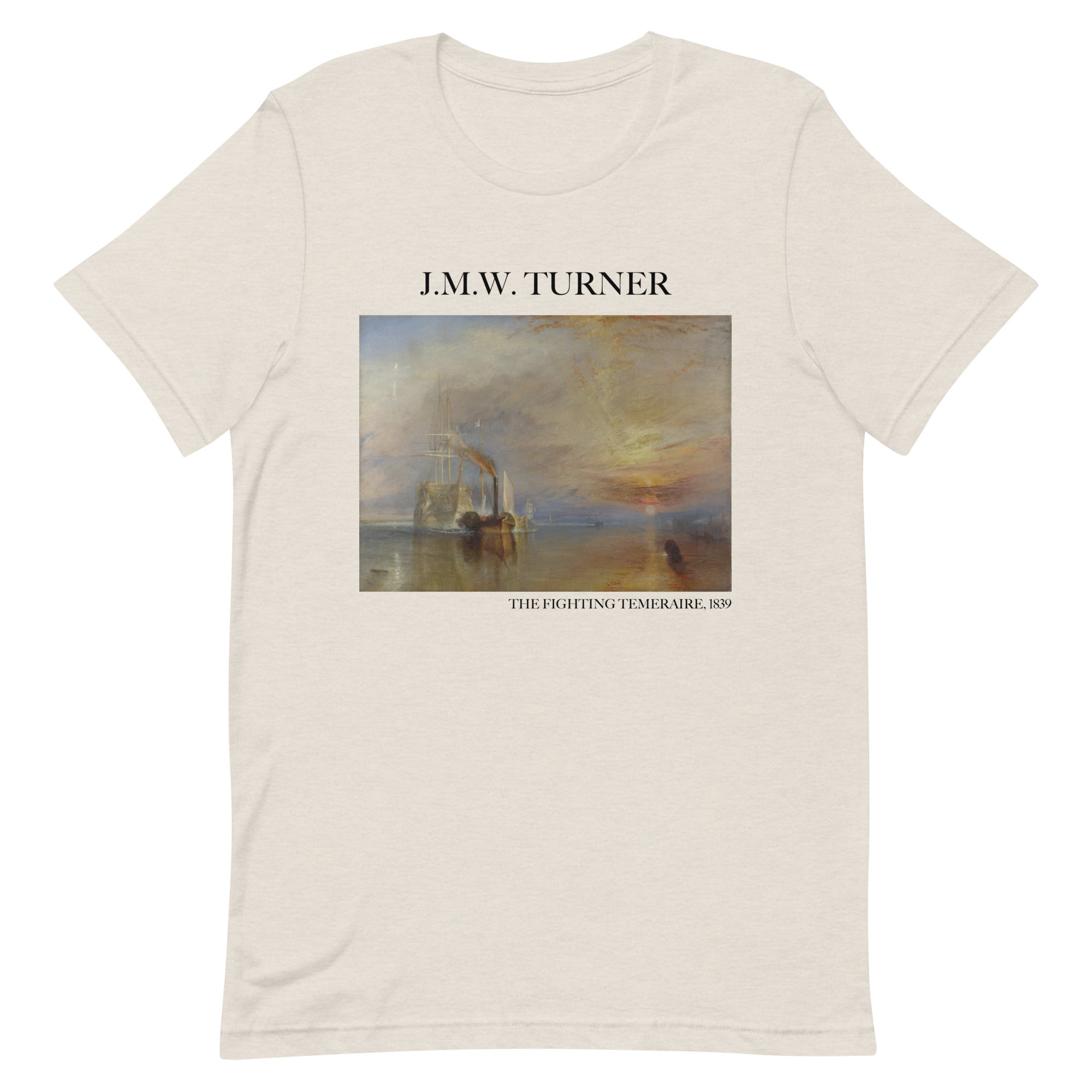 J.M.W. Turner 'The Fighting Temeraire' Famous Painting T-Shirt | Unisex Classic Art Tee