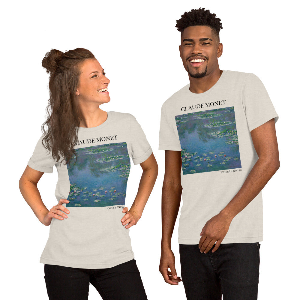 Claude Monet 'Water Lilies' Famous Painting T-Shirt | Unisex Classic Art Tee