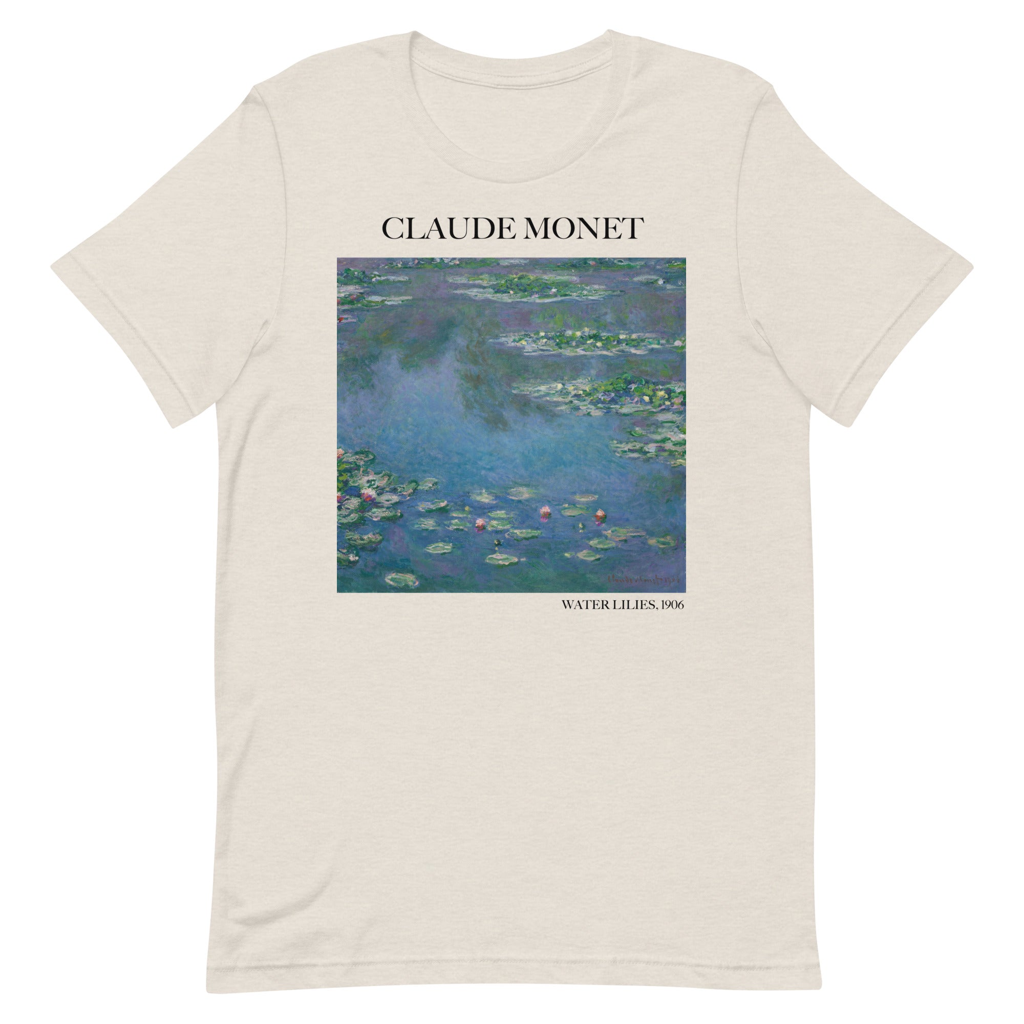 Claude Monet 'Water Lilies' Famous Painting T-Shirt | Unisex Classic Art Tee