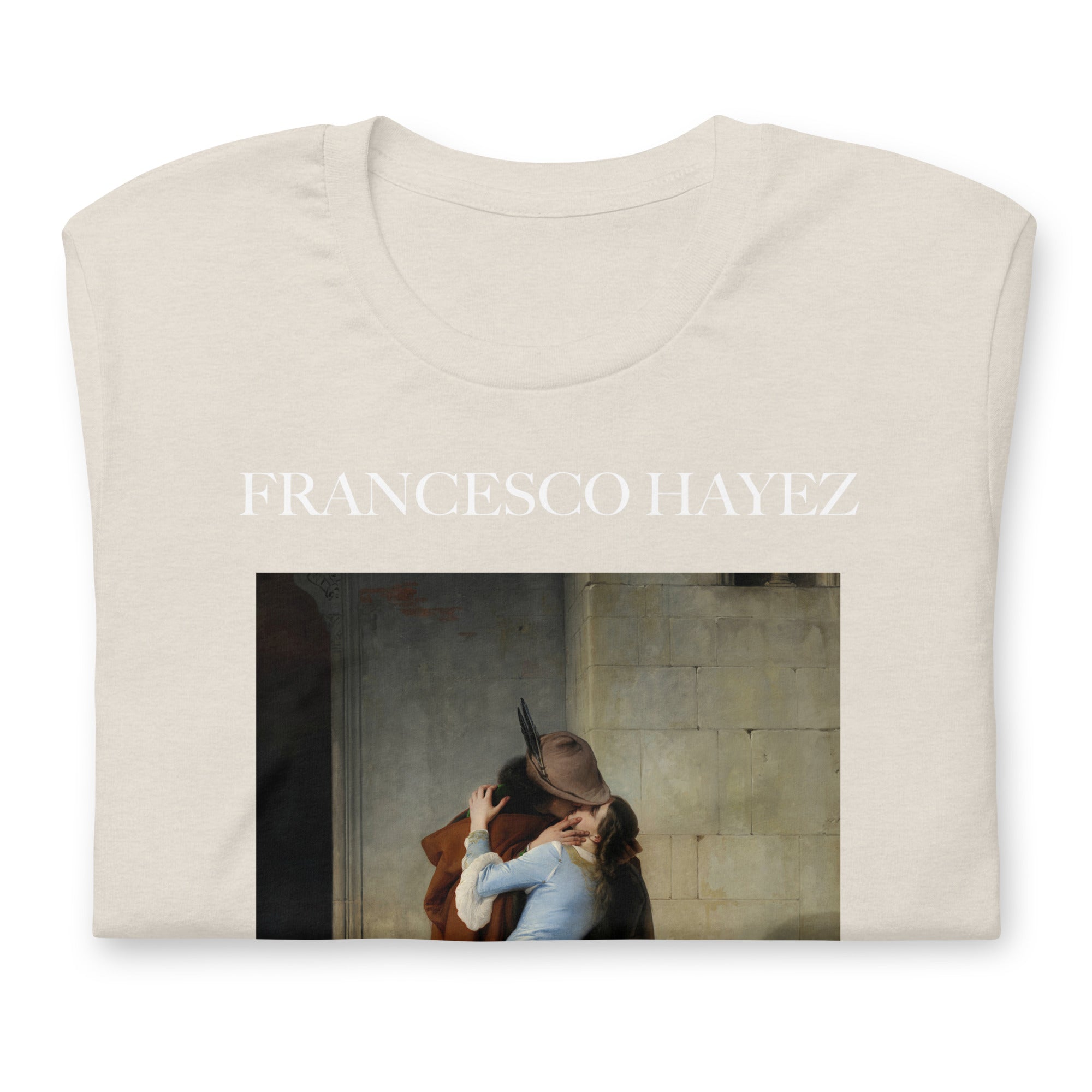 Francesco Hayez 'The Kiss' Famous Painting T-Shirt | Unisex Classic Art Tee