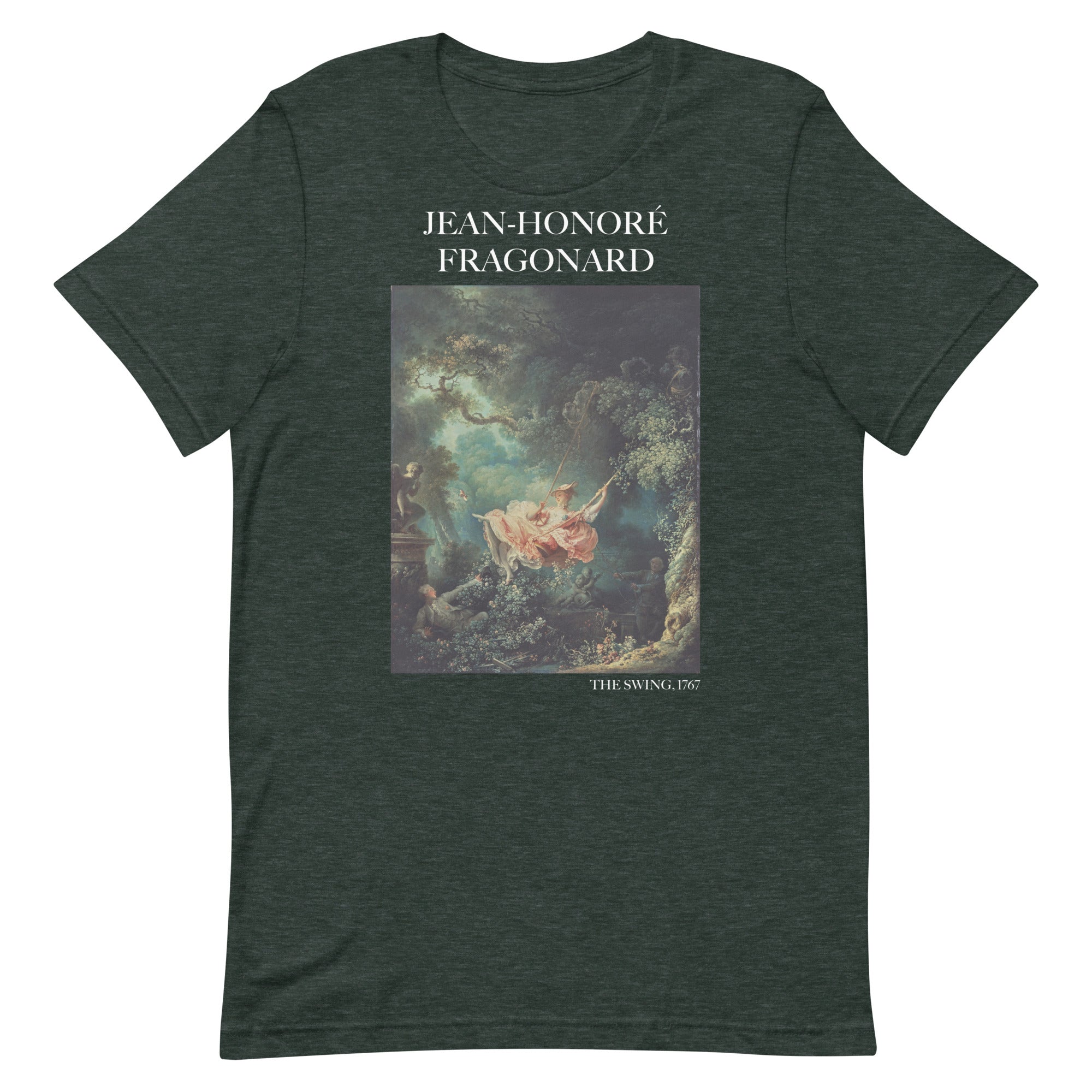 Jean-Honoré Fragonard 'The Swing' Famous Painting T-Shirt | Unisex Classic Art Tee