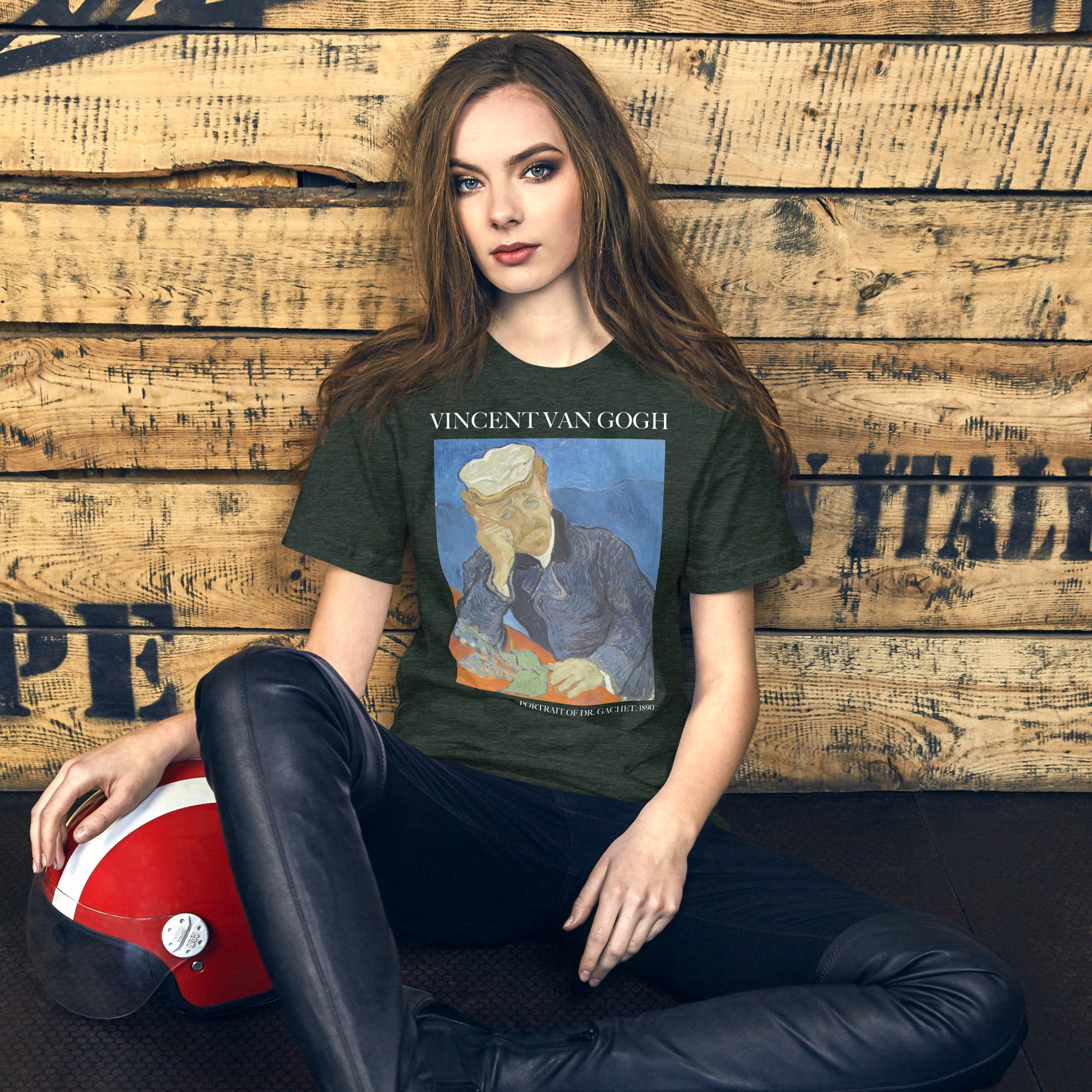 Vincent van Gogh 'Portrait of Dr. Gachet' Famous Painting T-Shirt | Unisex Classic Art Tee