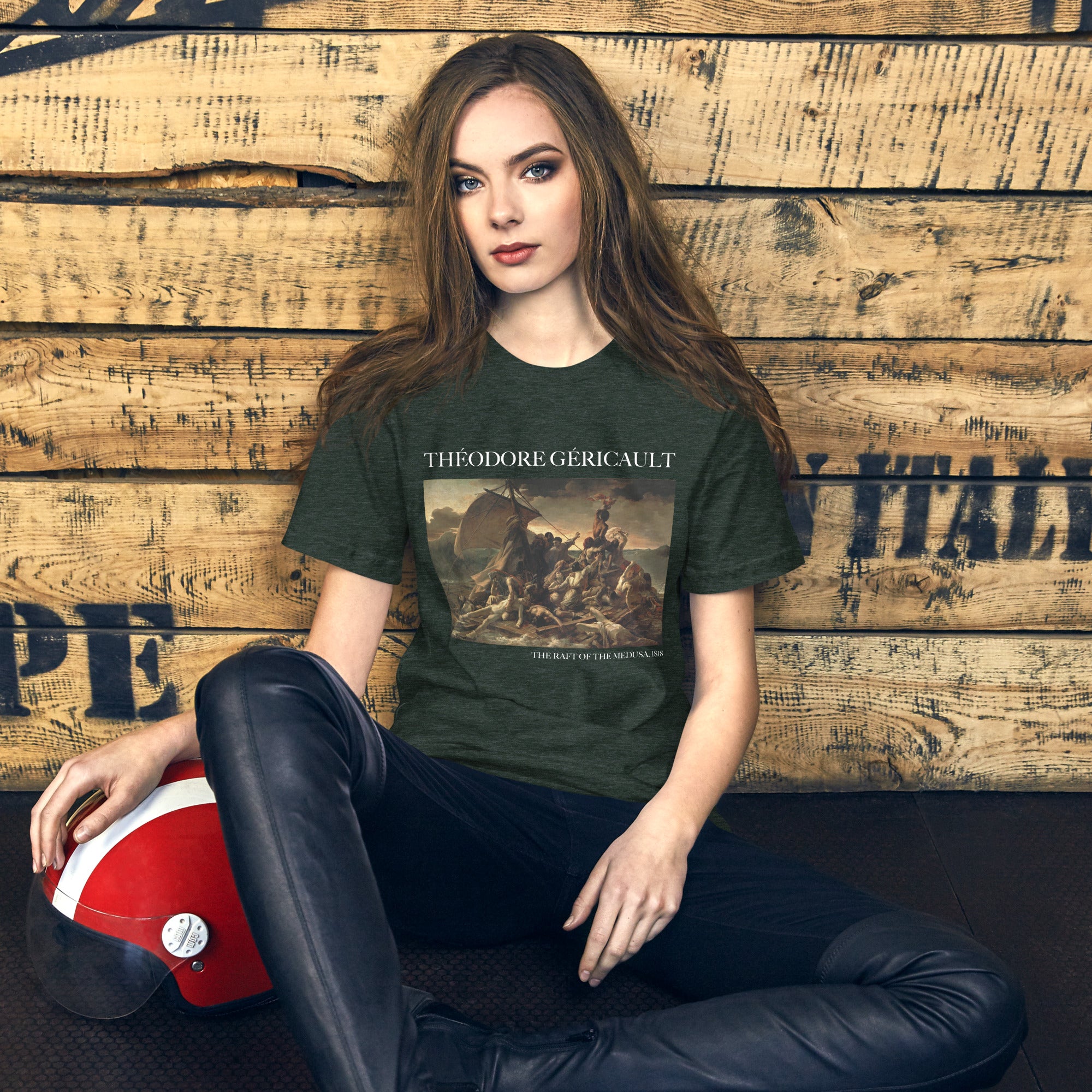 T-Shirt mit berühmtem Gemälde „Das Floß der Medusa“ von Théodore Géricault | Unisex-T-Shirt mit klassischem Kunst-Motiv