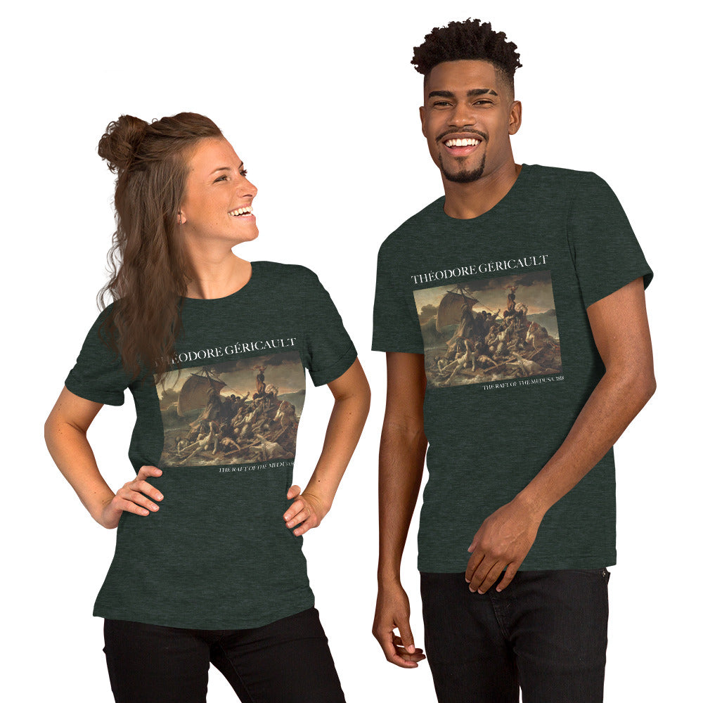 T-Shirt mit berühmtem Gemälde „Das Floß der Medusa“ von Théodore Géricault | Unisex-T-Shirt mit klassischem Kunst-Motiv