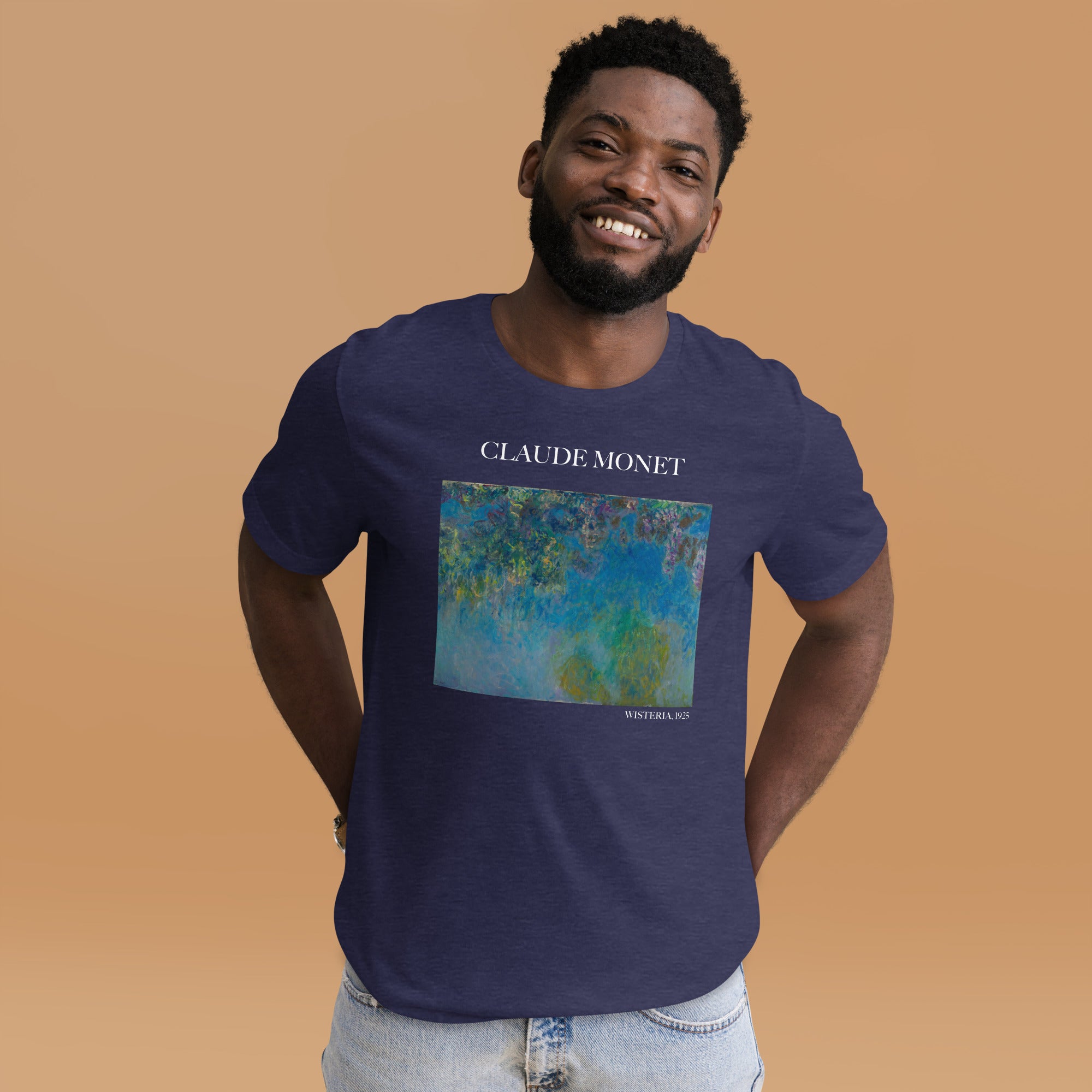 T-Shirt „Wisteria“ von Claude Monet, berühmtes Gemälde, Unisex, klassisches Kunst-T-Shirt