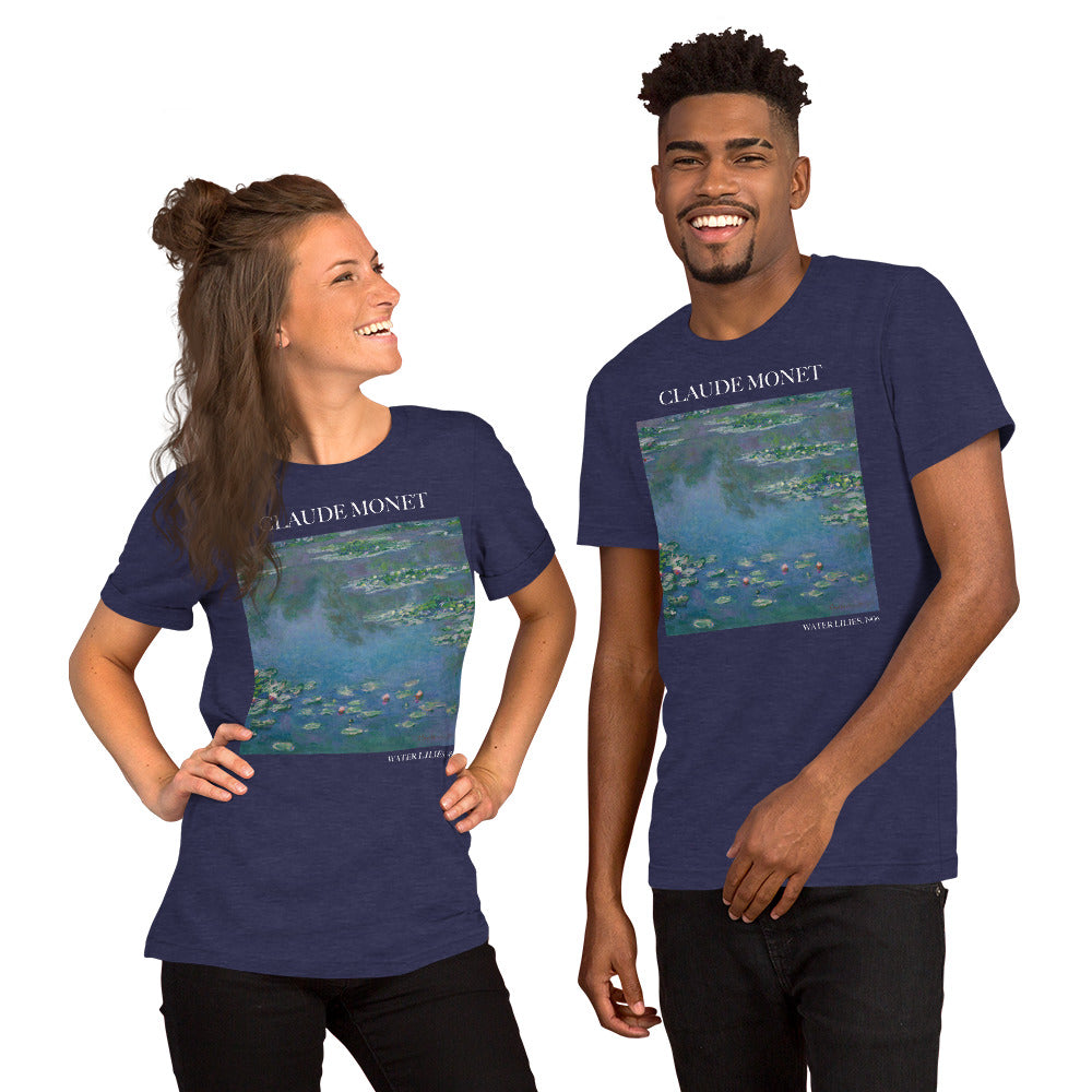 Claude Monet 'Water Lilies' Famous Painting T-Shirt | Unisex Classic Art Tee