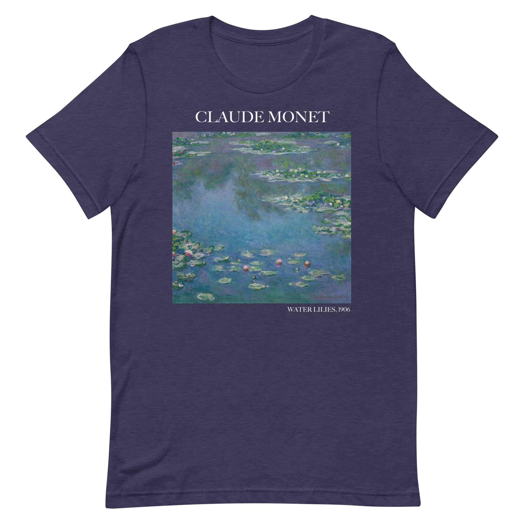 Claude Monet 'Water Lilies' Famous Painting T-Shirt | Unisex Classic Art Tee