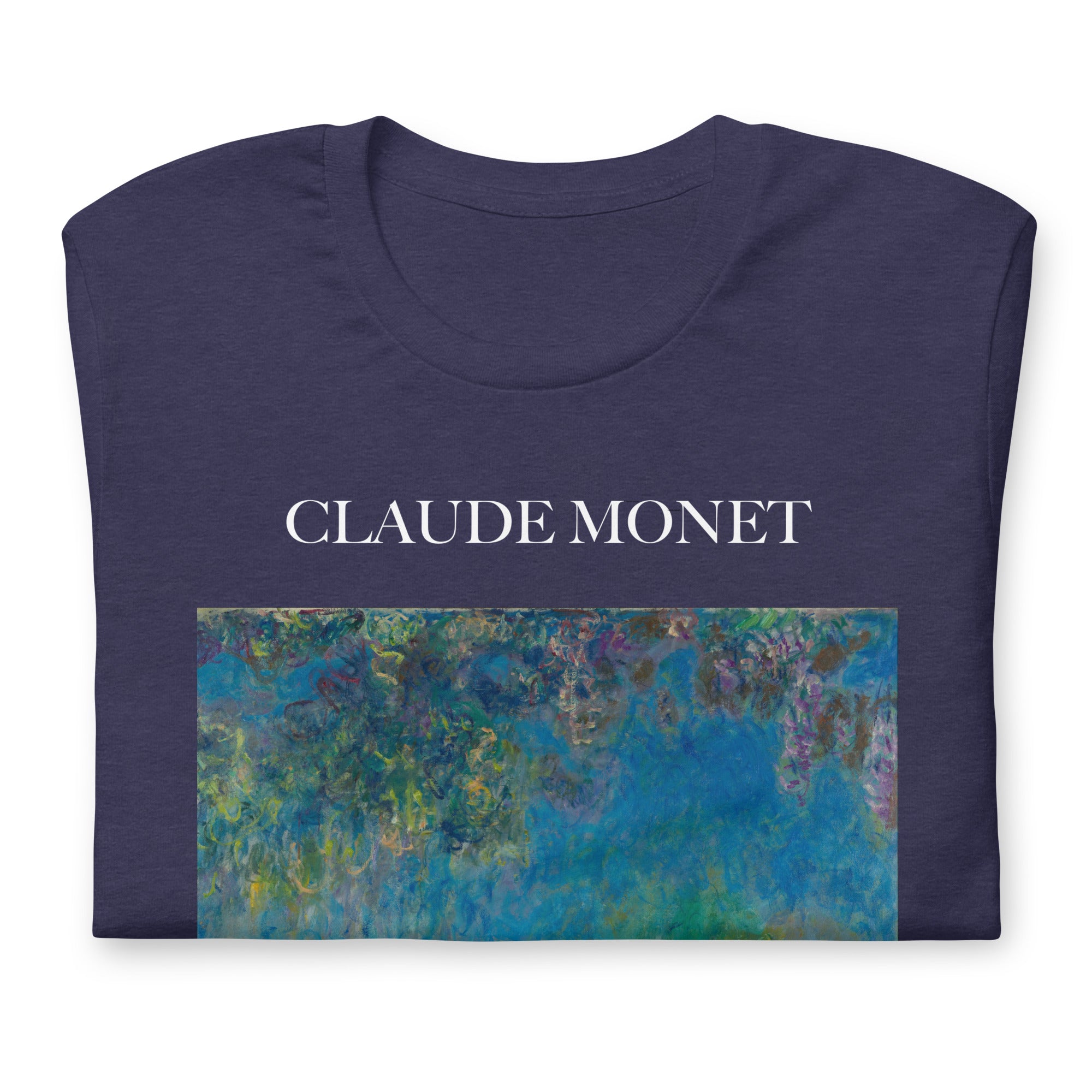 Claude Monet 'Wisteria' Famous Painting T-Shirt | Unisex Classic Art Tee