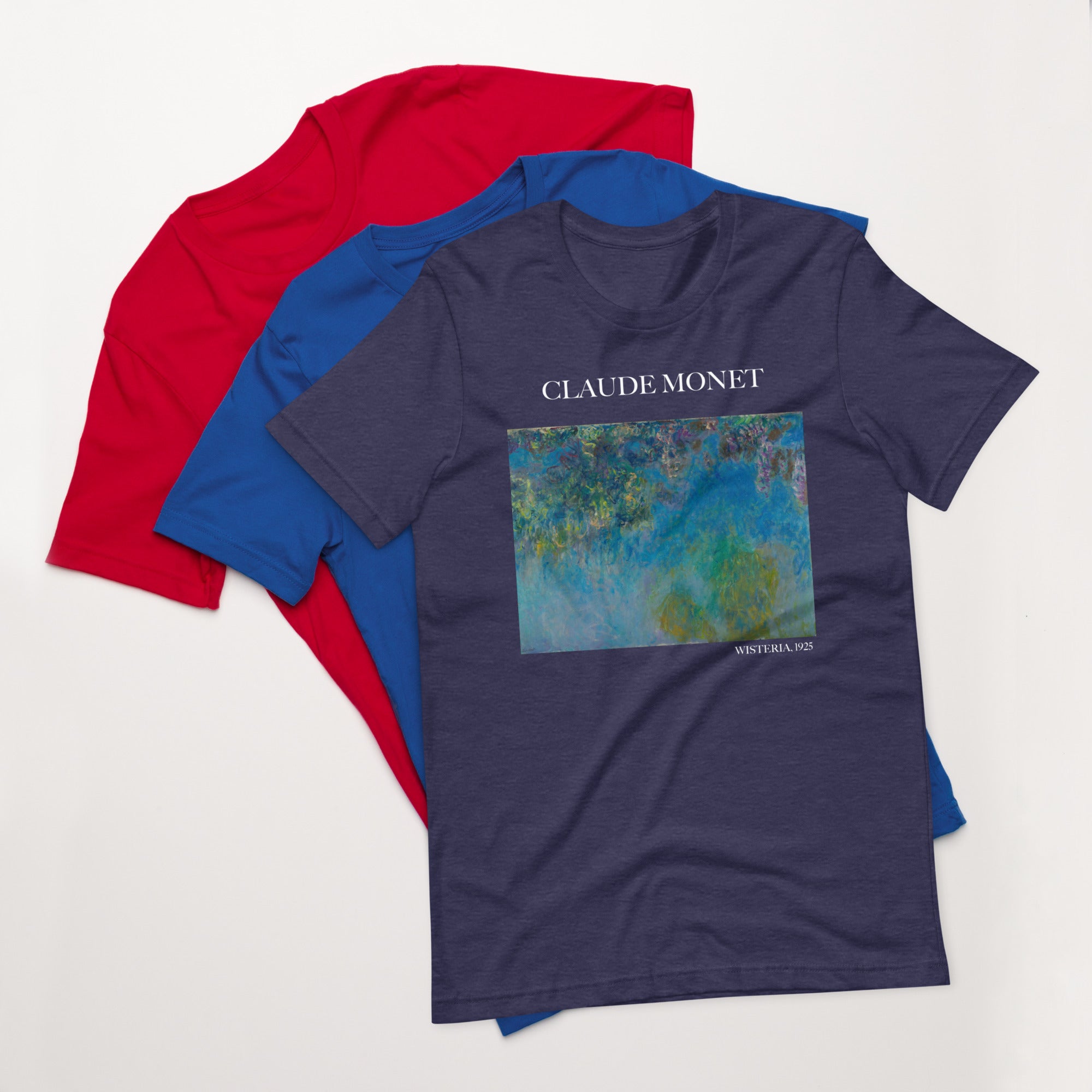 T-Shirt „Wisteria“ von Claude Monet, berühmtes Gemälde, Unisex, klassisches Kunst-T-Shirt