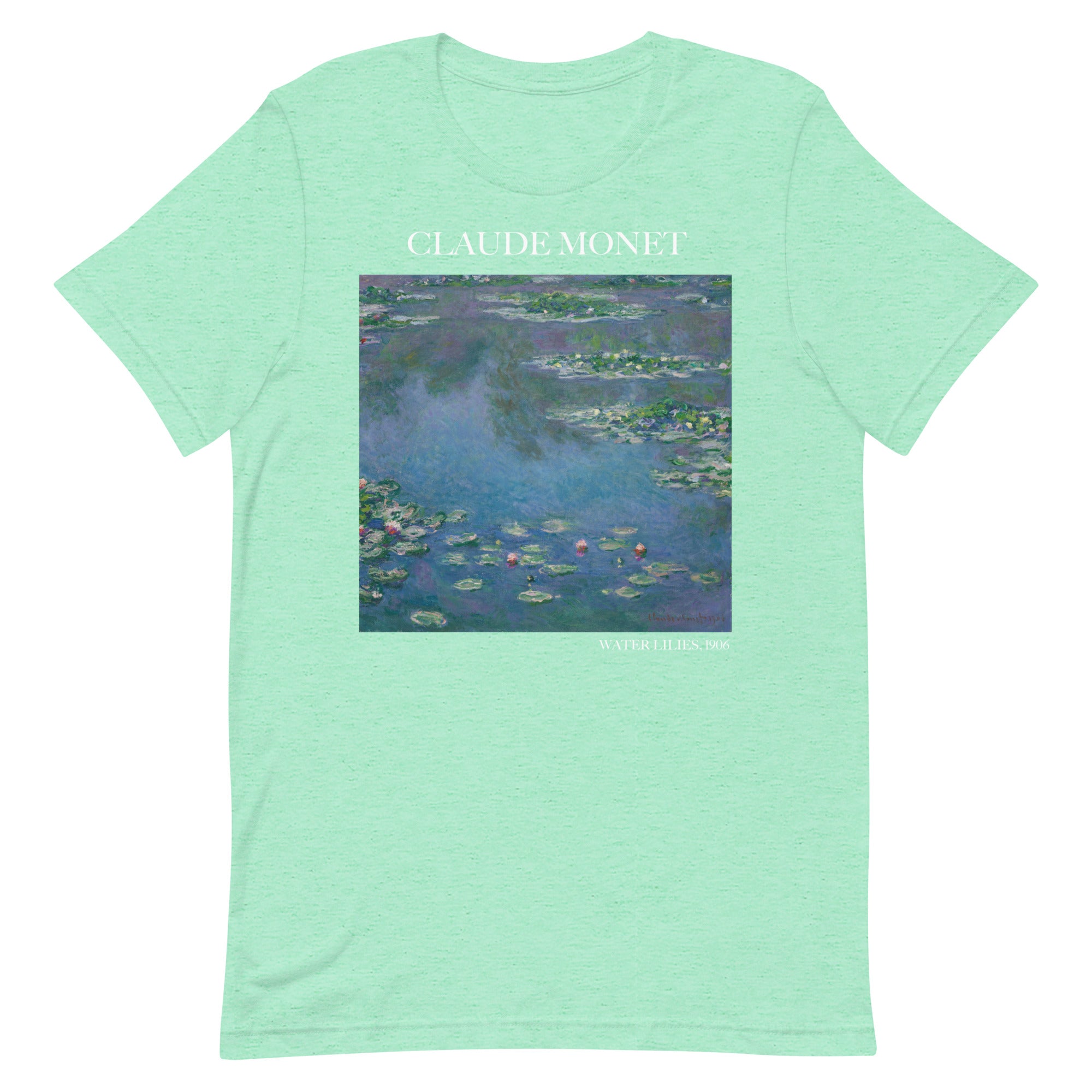 Claude Monet 'Water Lilies' Famous Painting T-Shirt | Unisex Classic Art Tee